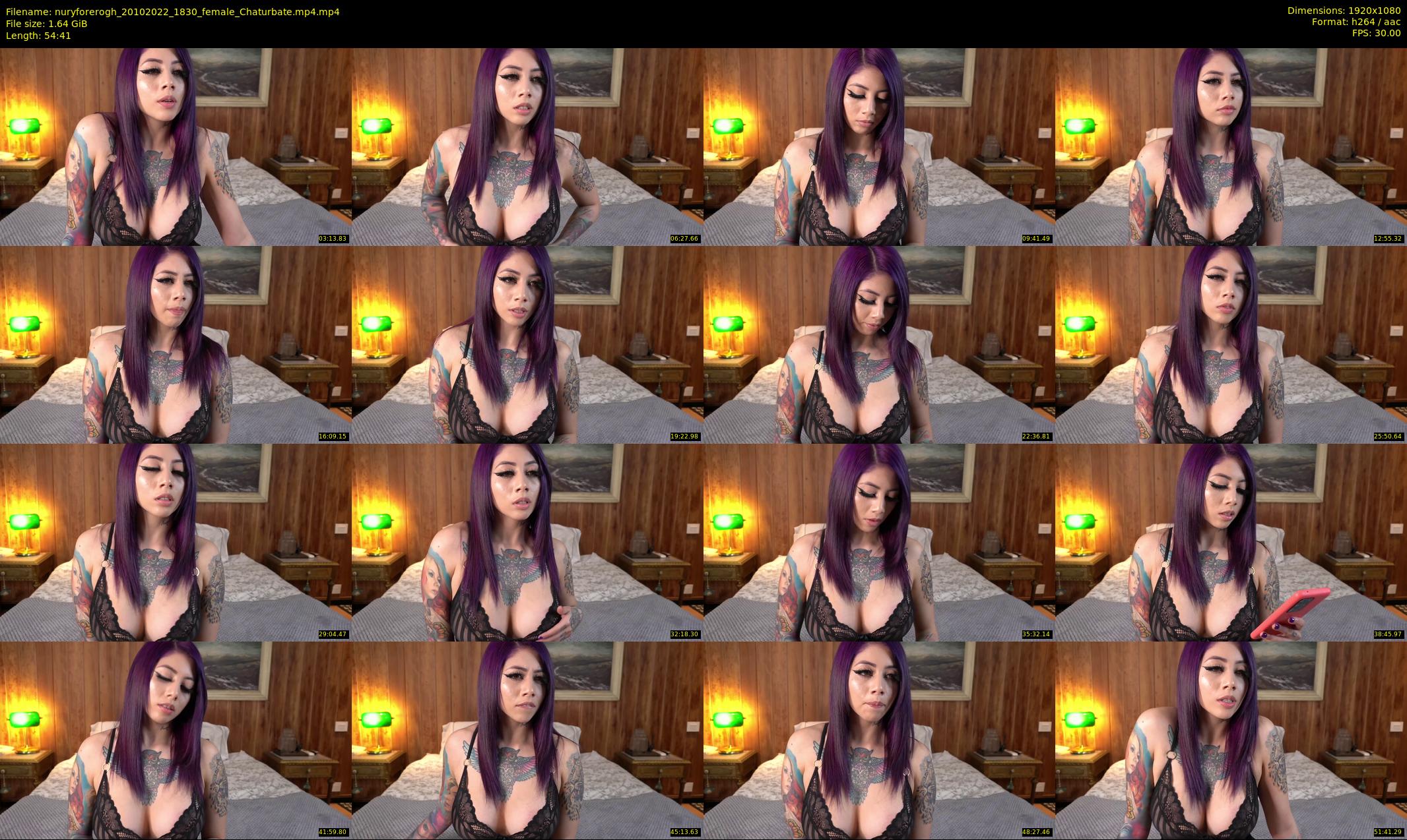nuryforerogh — 55 minute Chaturbate female cam show recording, 1080p, Oct 20, 2022