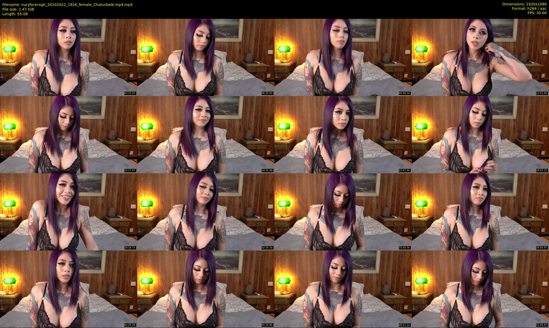 nuryforerogh — 56 minute Chaturbate female cam show recording, 1080p, Oct 20, 2022