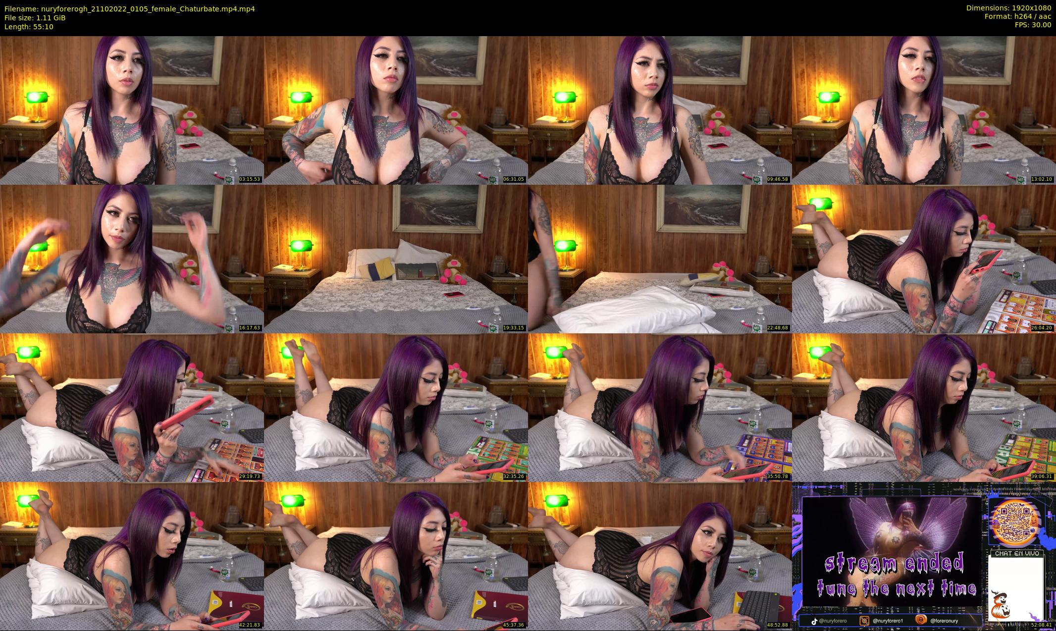 nuryforerogh — 56 minute Chaturbate female cam show recording, 1080p, Oct 21, 2022