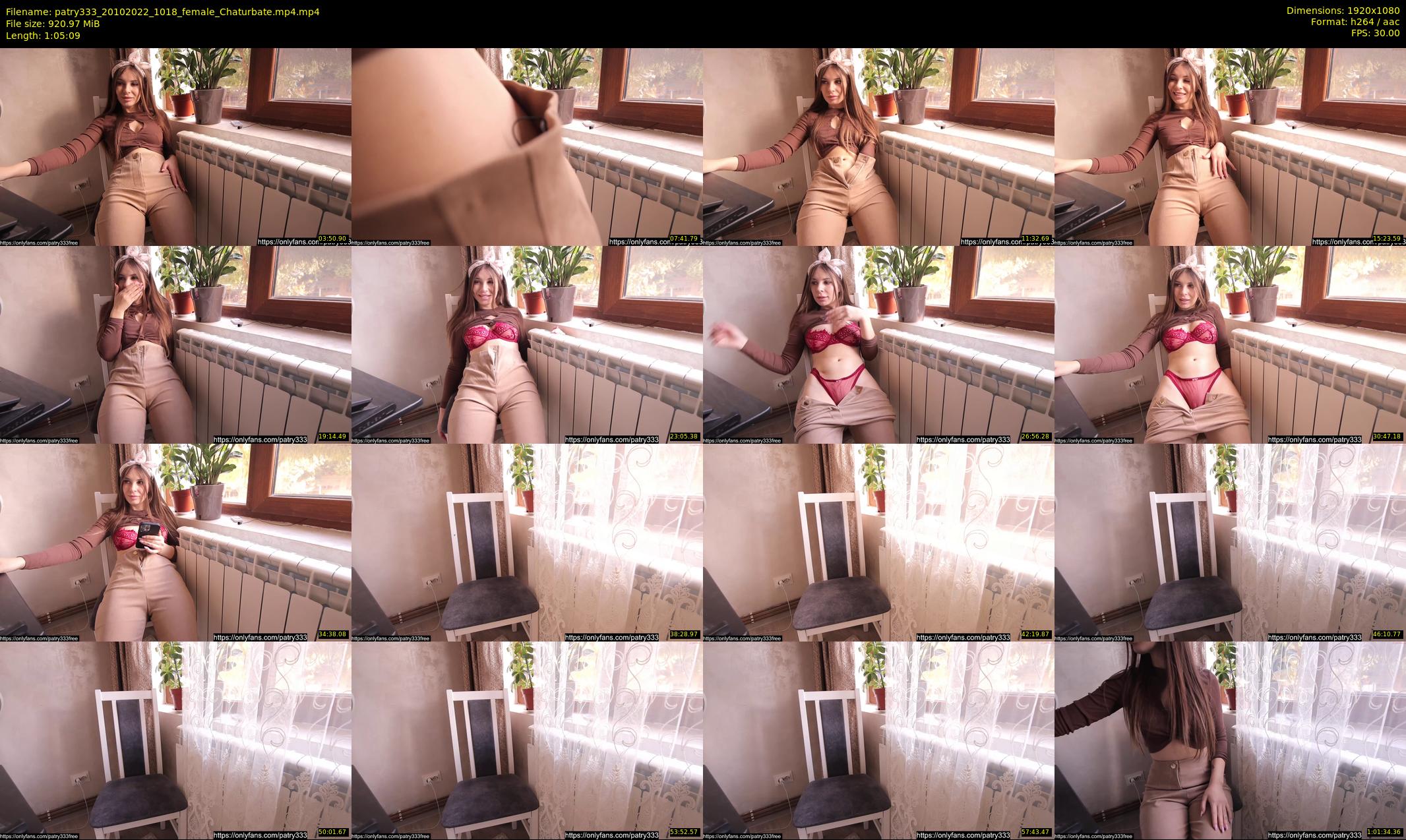 patry333 — 66 minute Chaturbate female cam show recording, 1080p, Oct 20, 2022