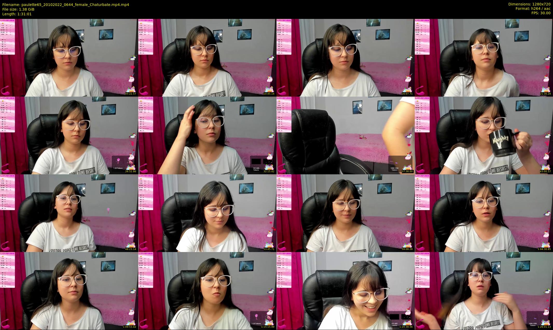 paulette65 — 92 minute Chaturbate female cam show recording, 720p, Oct 20, 2022