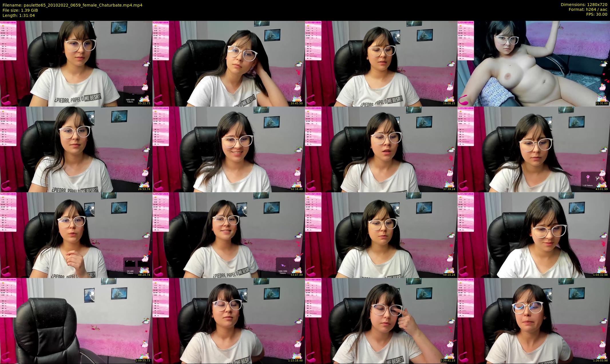 paulette65 — 92 minute Chaturbate female cam show recording, 720p, Oct 20, 2022