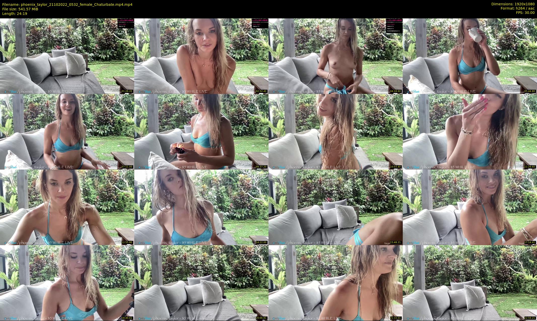 phoenix_taylor — 25 minute Chaturbate female cam show recording, 1080p, Oct 21, 2022