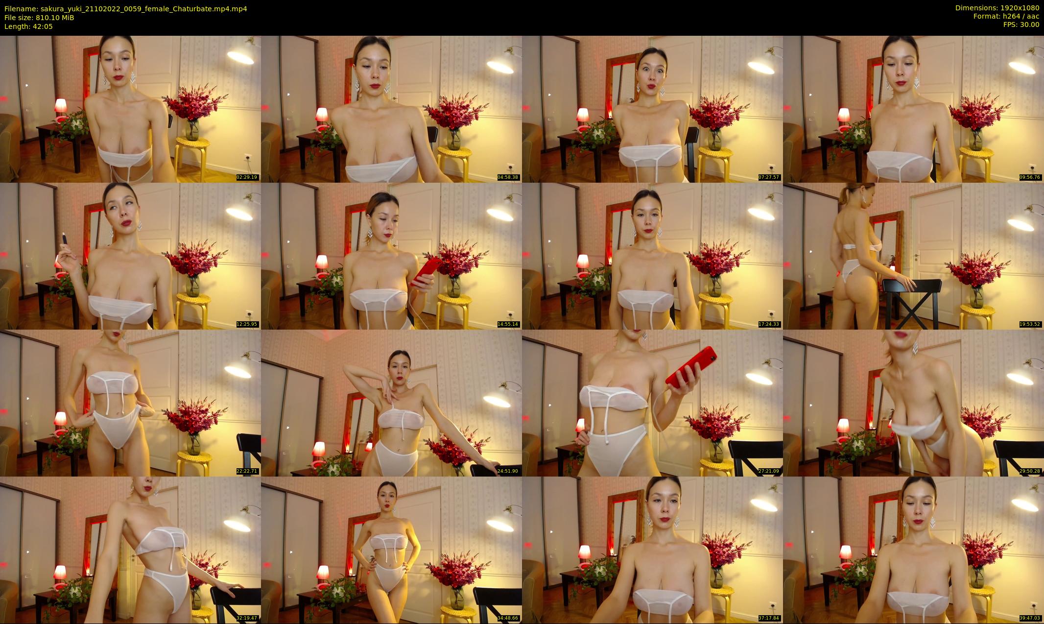 sakura_yuki — 43 minute Chaturbate female cam show recording, 1080p, Oct 21, 2022