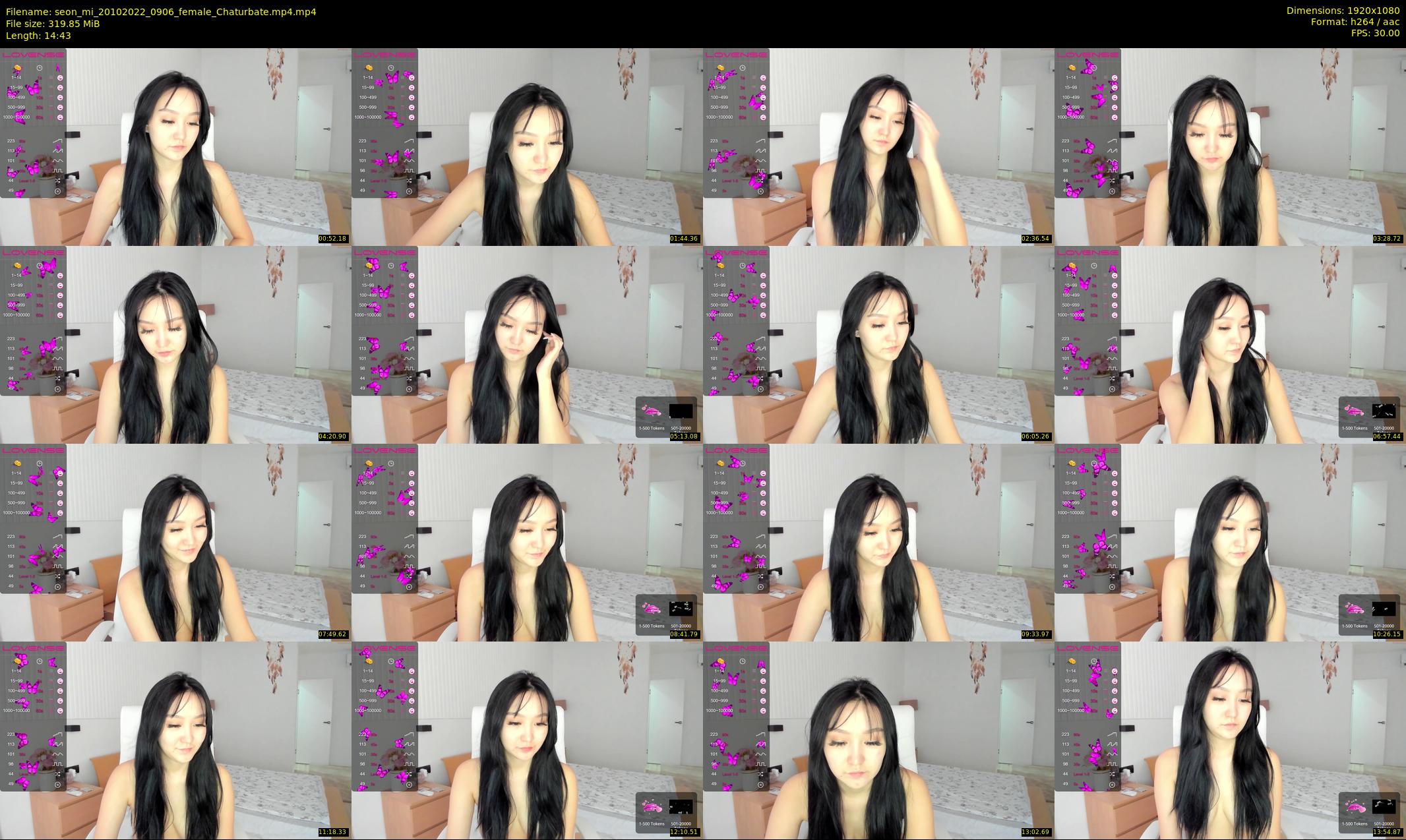 seon_mi — 15 minute Chaturbate female cam show recording, 1080p, Oct 20, 2022