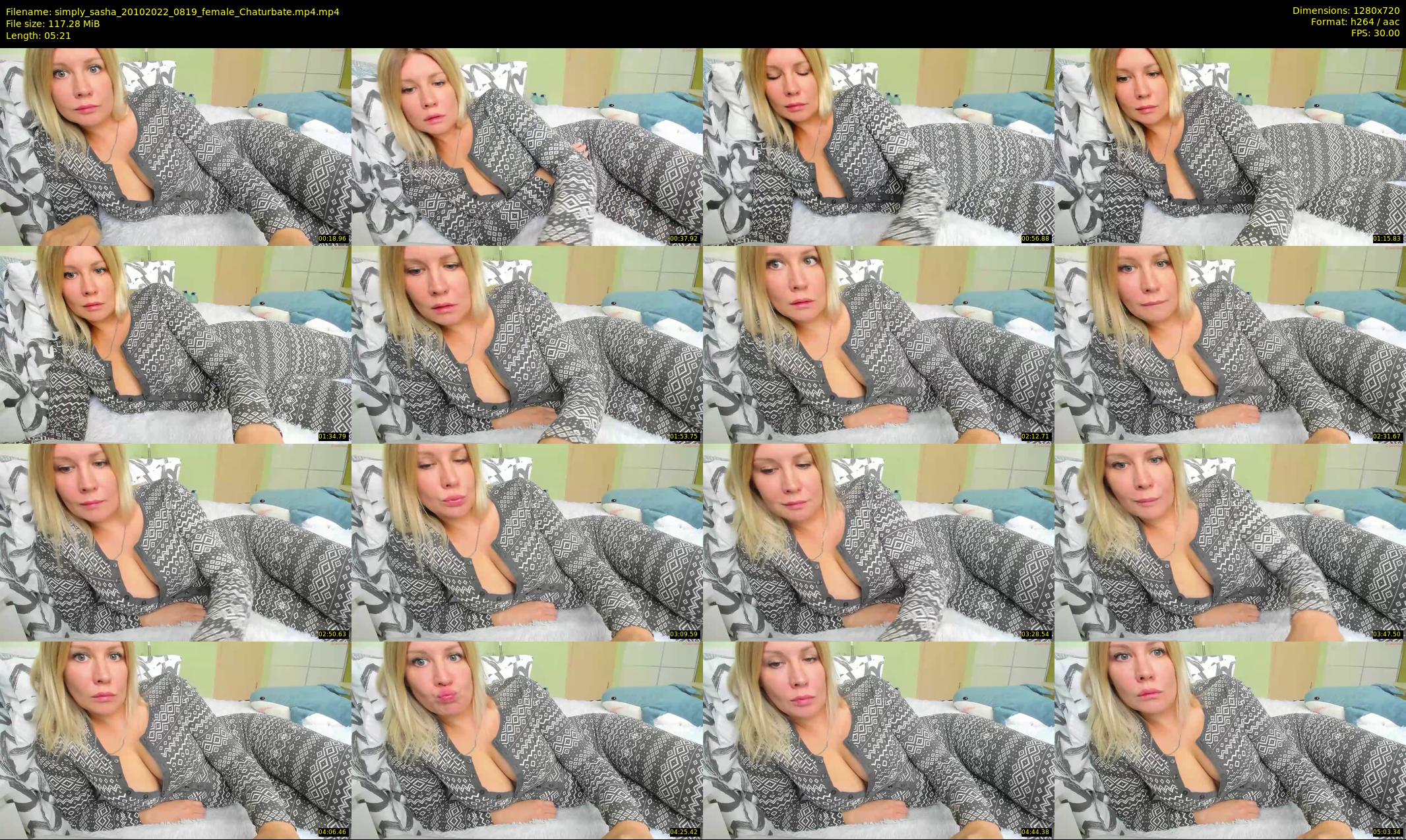 simply_sasha — 6 minute Chaturbate female cam show recording, 720p, Oct 20, 2022