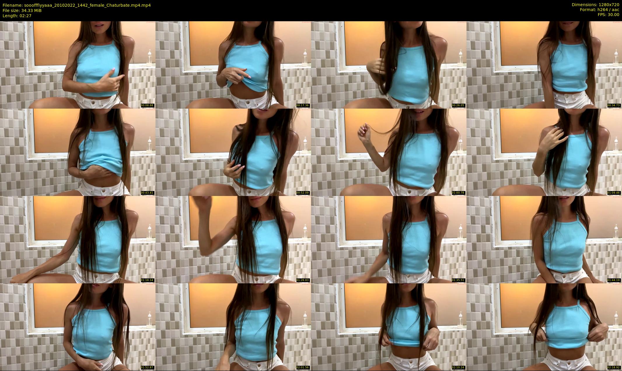 sooofffiyyaaa — 3 minute Chaturbate female cam show recording, 720p, Oct 20, 2022