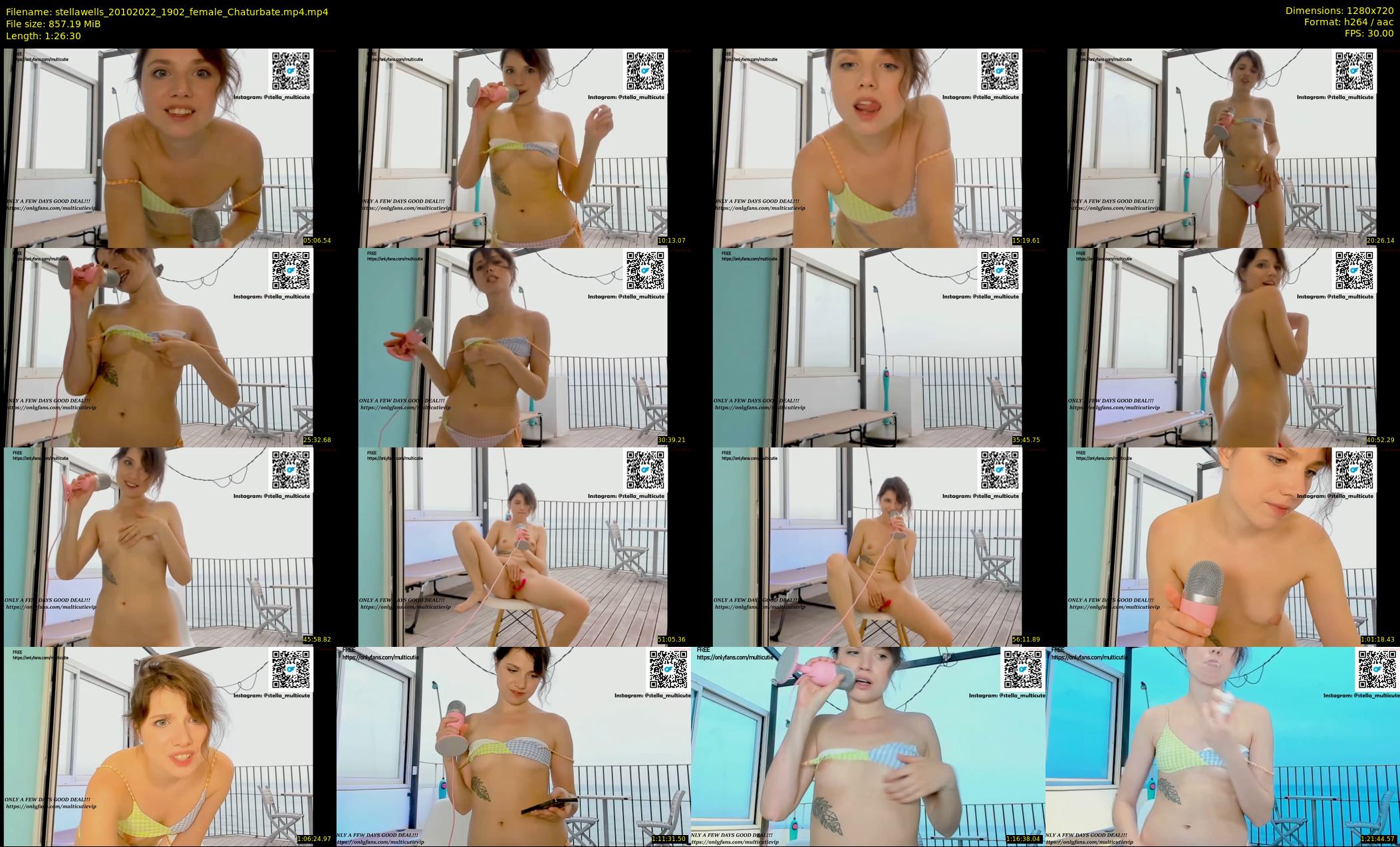 stellawells — 87 minute Chaturbate female cam show recording, 720p, Oct 20, 2022