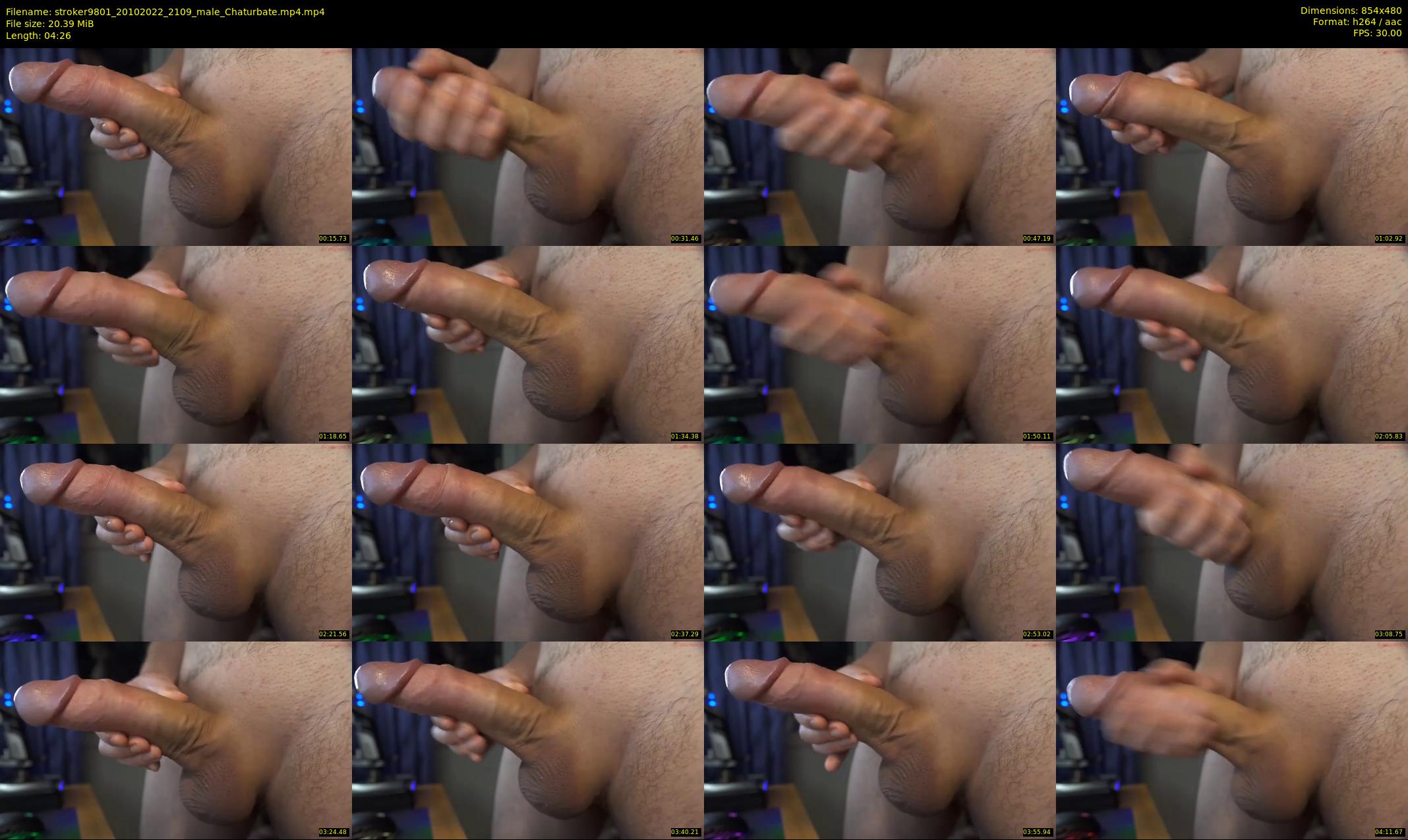 stroker9801 — 5 minute Chaturbate male cam show recording, 480p, Oct 20, 2022