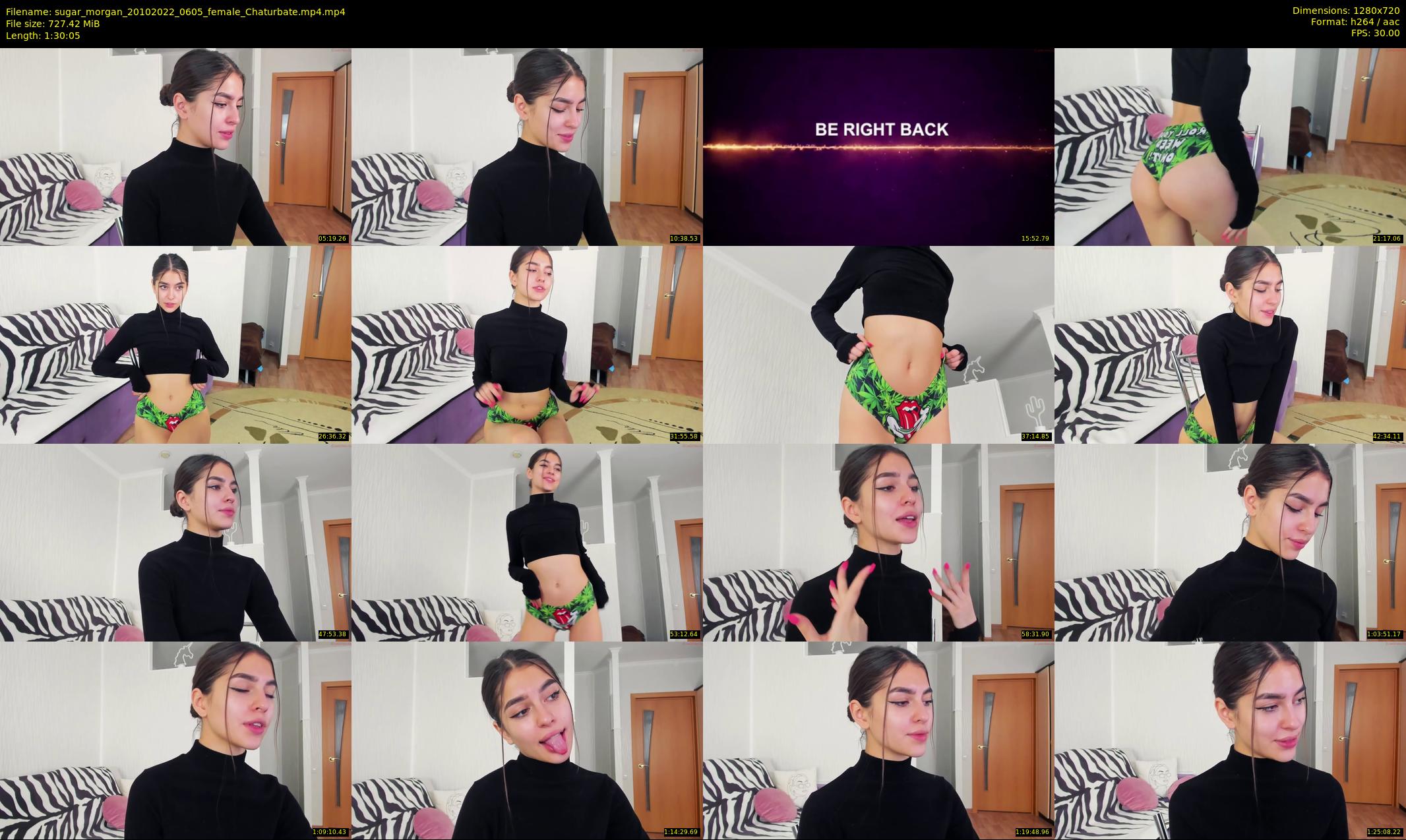 sugar_morgan — 91 minute Chaturbate female cam show recording, 720p, Oct 20, 2022