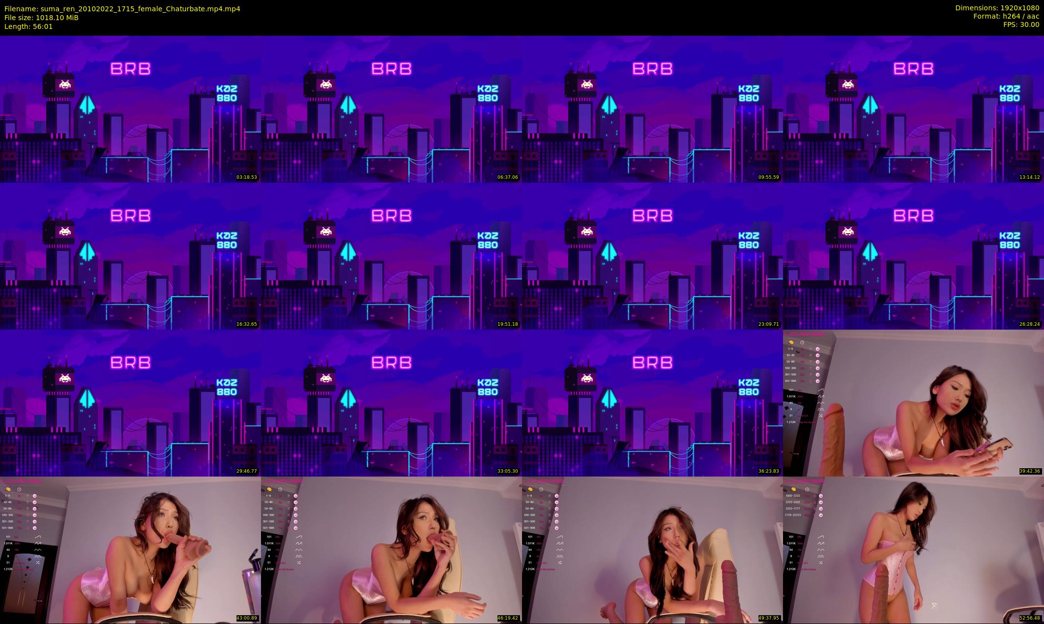 suma_ren — 57 minute Chaturbate female cam show recording, 1080p, Oct 20, 2022
