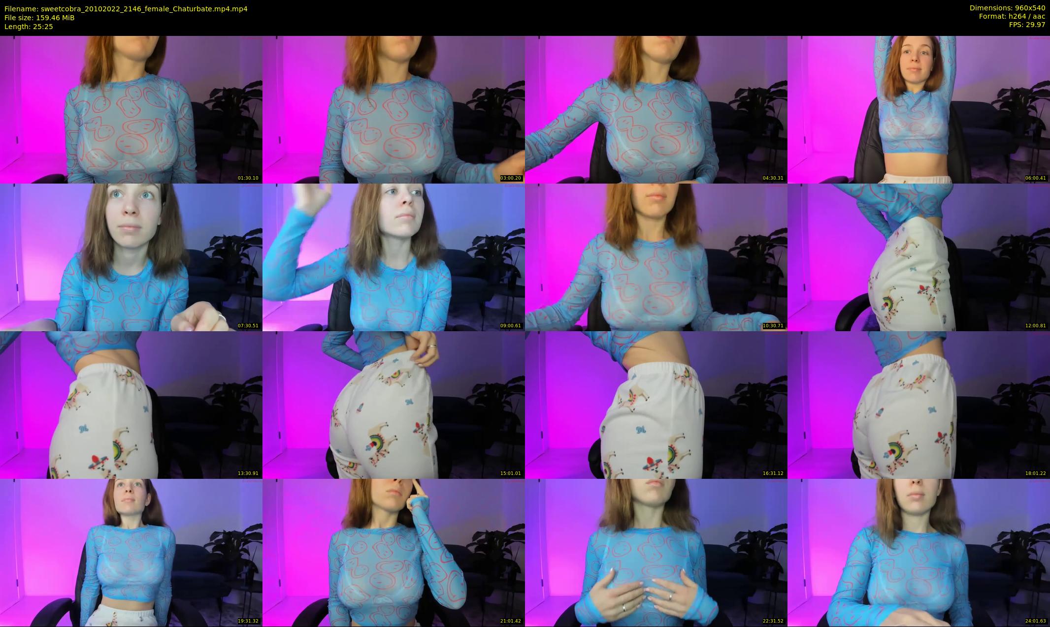 sweetcobra — 26 minute Chaturbate female cam show recording, 480p, Oct 20, 2022