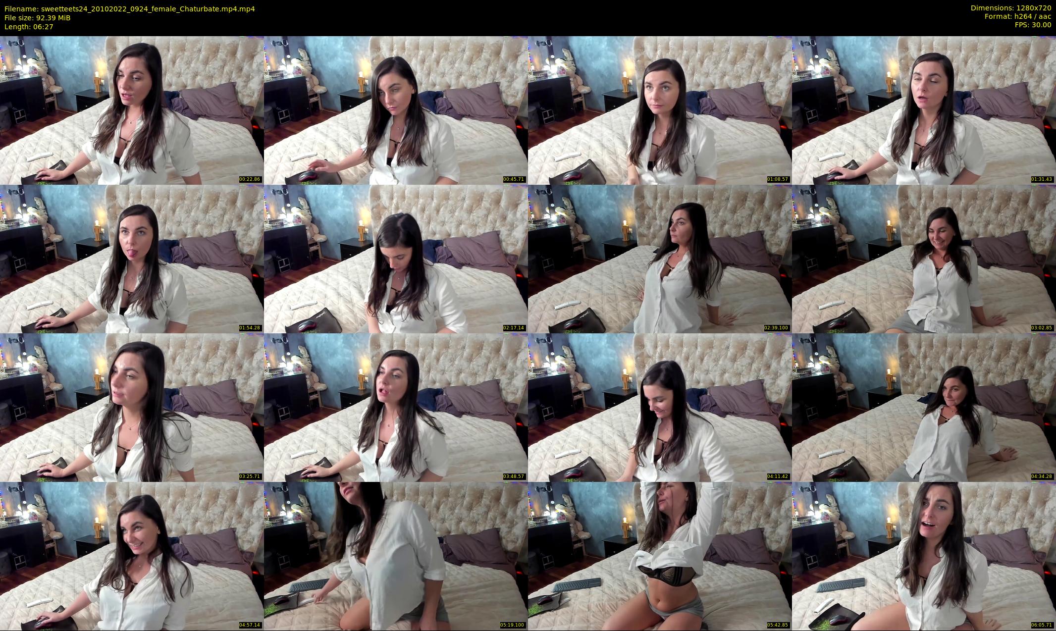 sweetteets24 — 7 minute Chaturbate female cam show recording, 720p, Oct 20, 2022