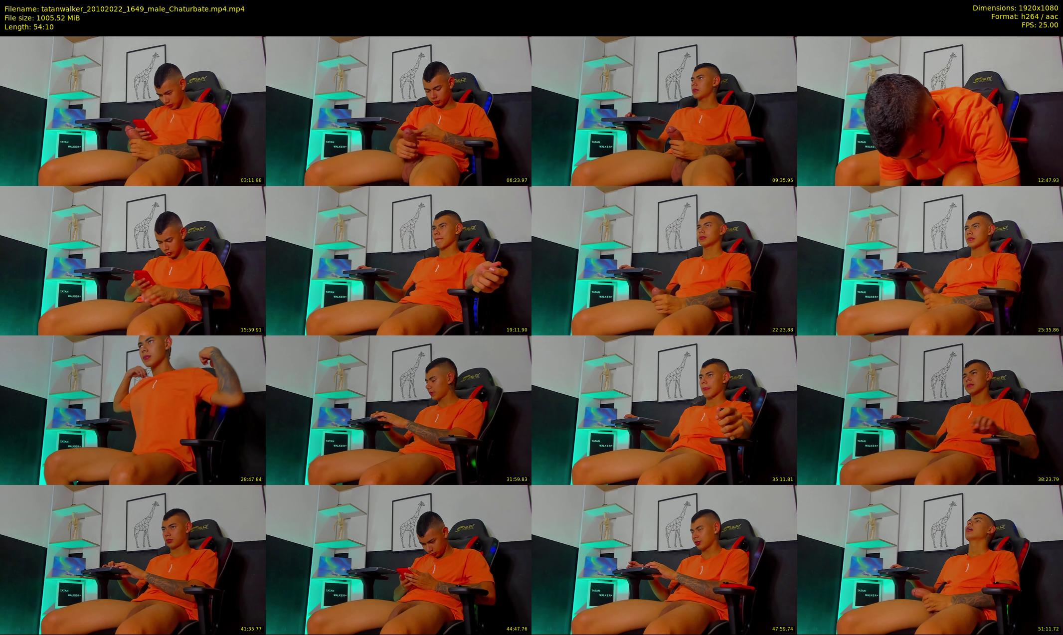 tatanwalker — 55 minute Chaturbate male cam show recording, 1080p, Oct 20, 2022