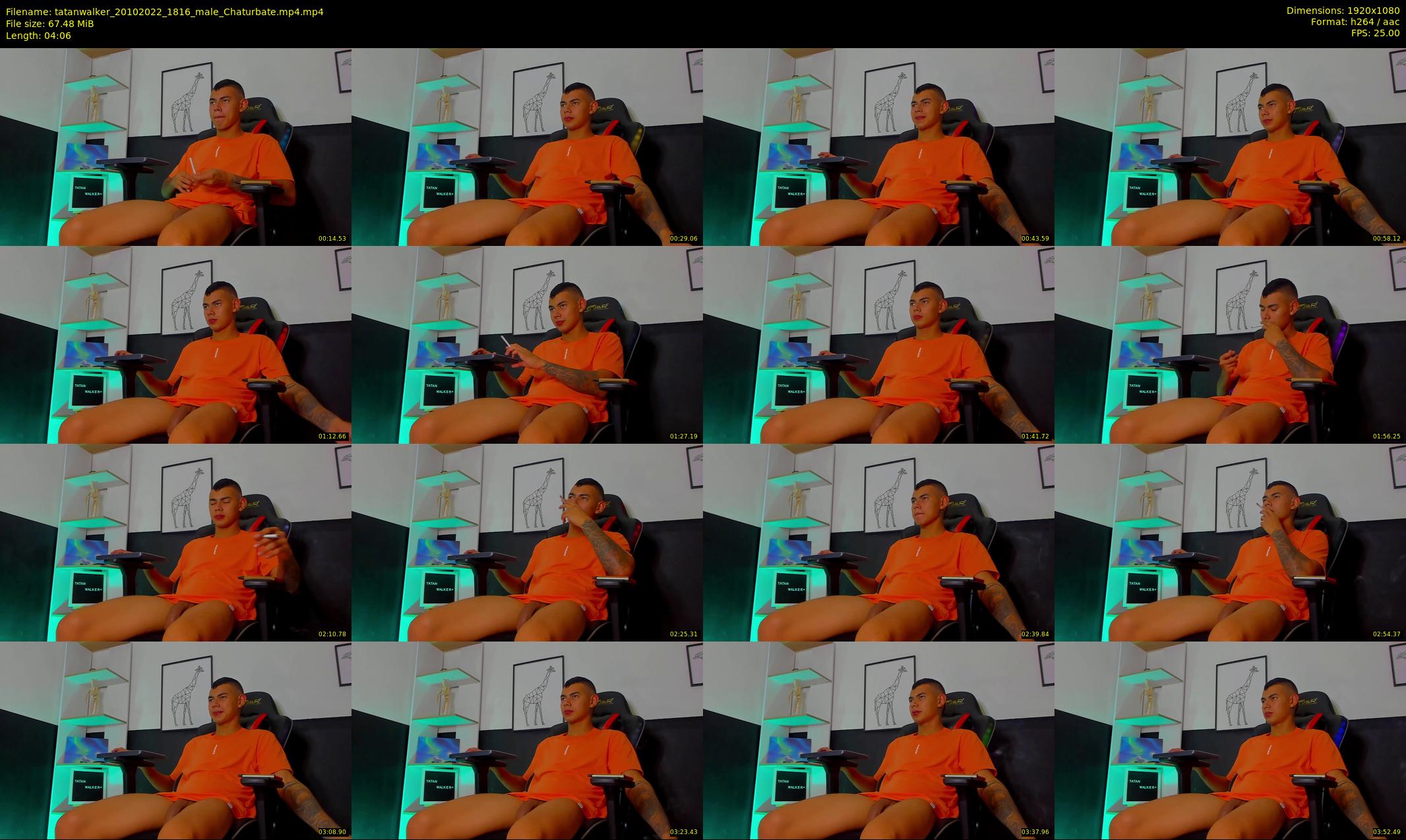 tatanwalker — 5 minute Chaturbate male cam show recording, 1080p, Oct 20, 2022