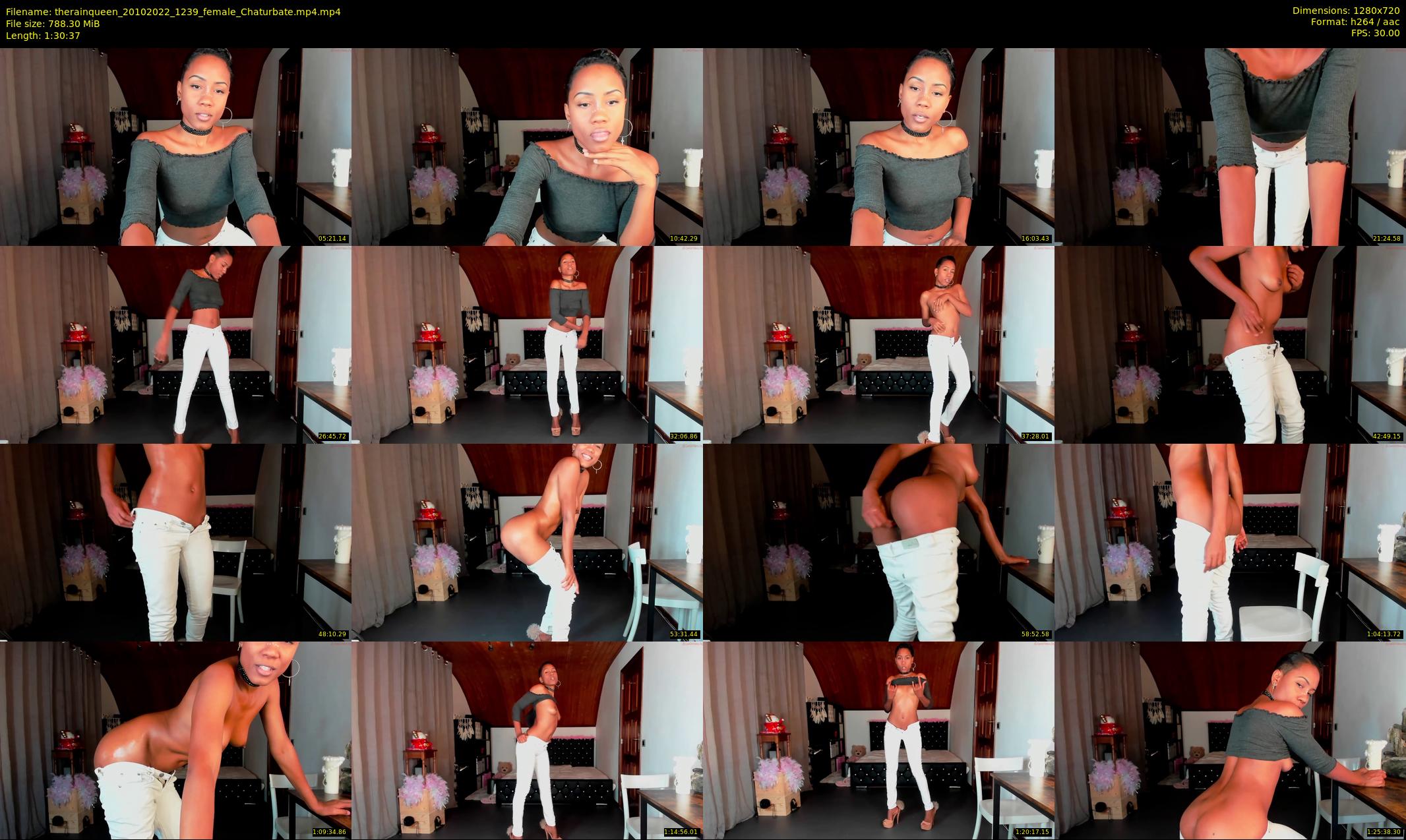 therainqueen — 91 minute Chaturbate female cam show recording, 720p, Oct 20, 2022