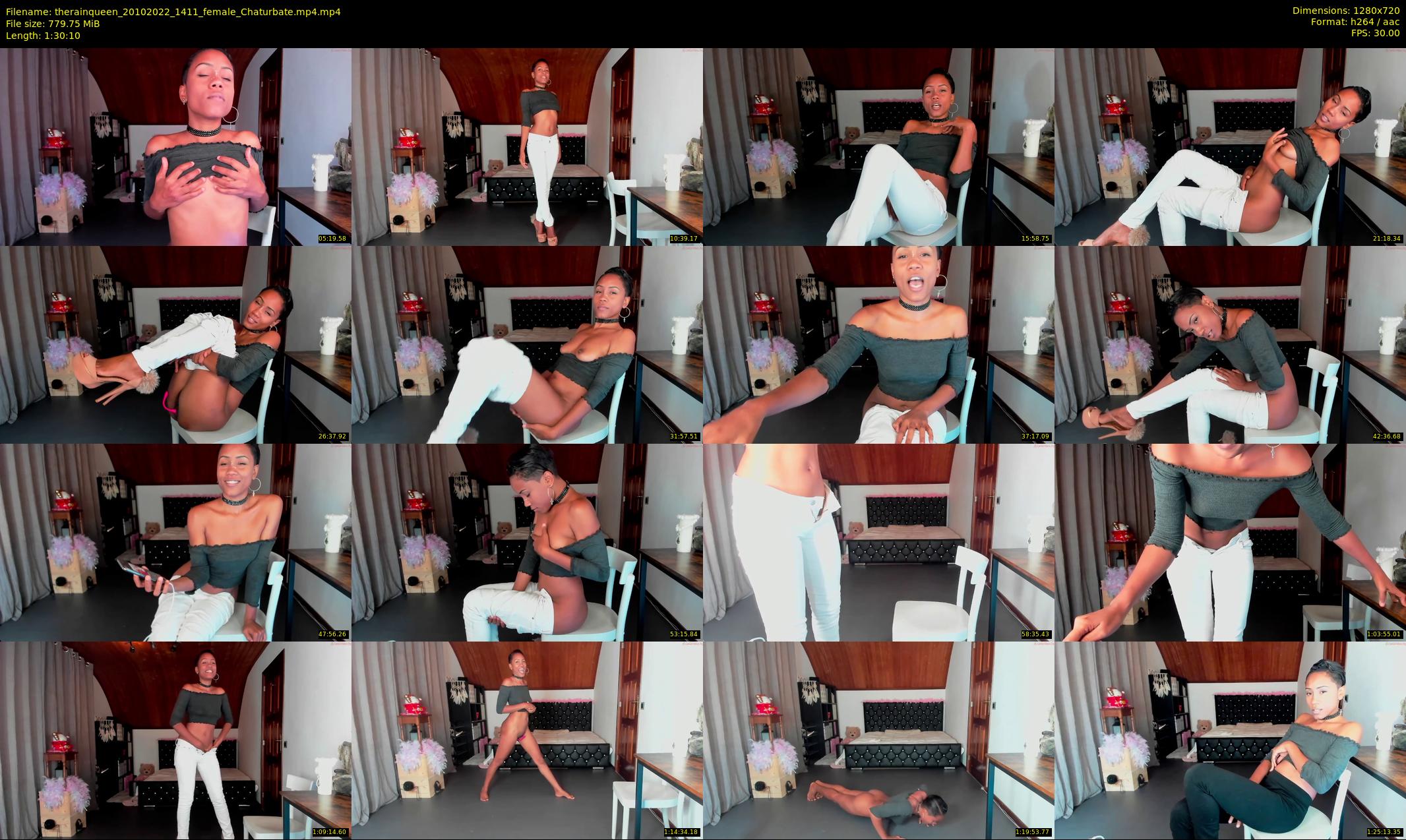 therainqueen — 91 minute Chaturbate female cam show recording, 720p, Oct 20, 2022