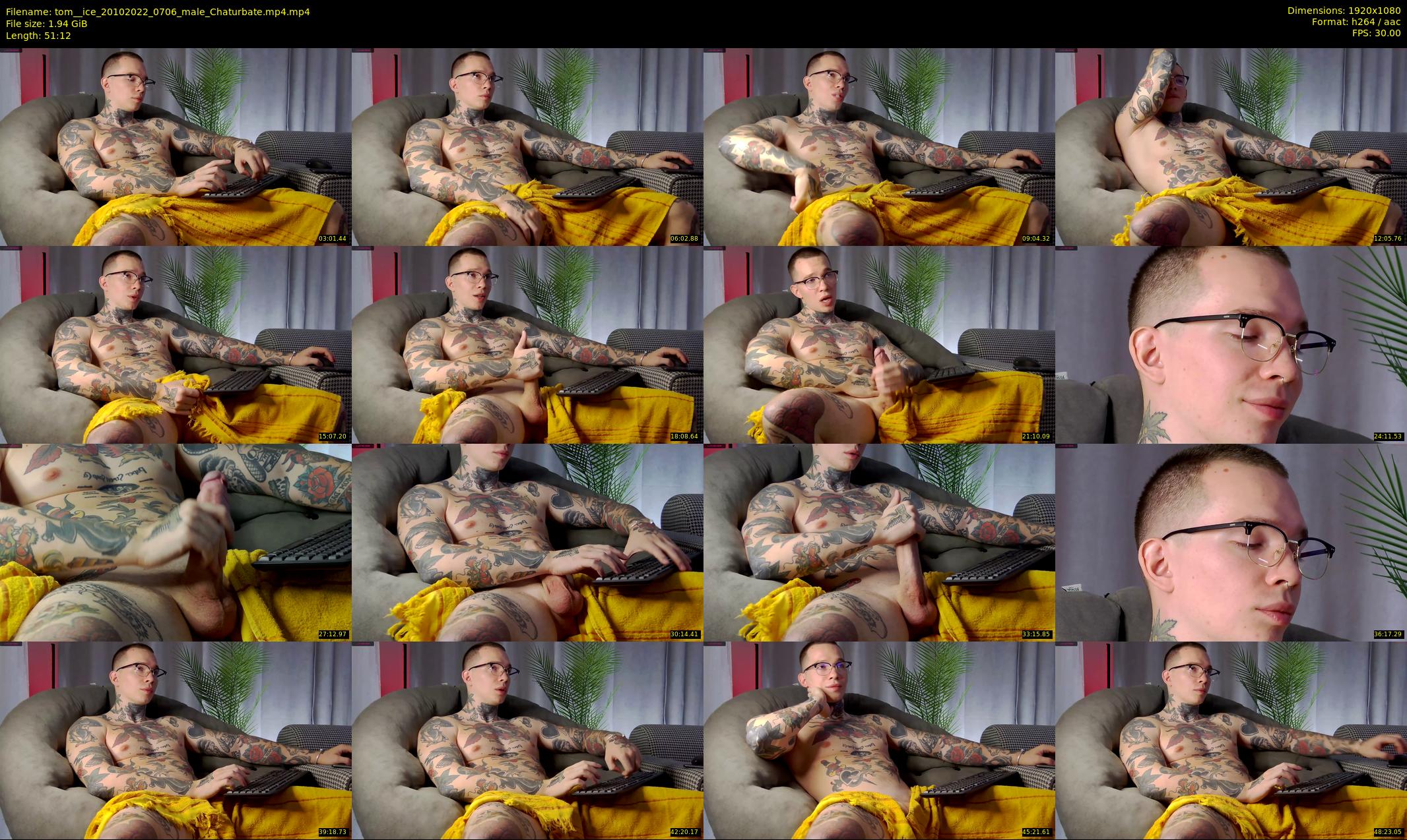 tom__ice — 52 minute Chaturbate male cam show recording, 1080p, Oct 20, 2022