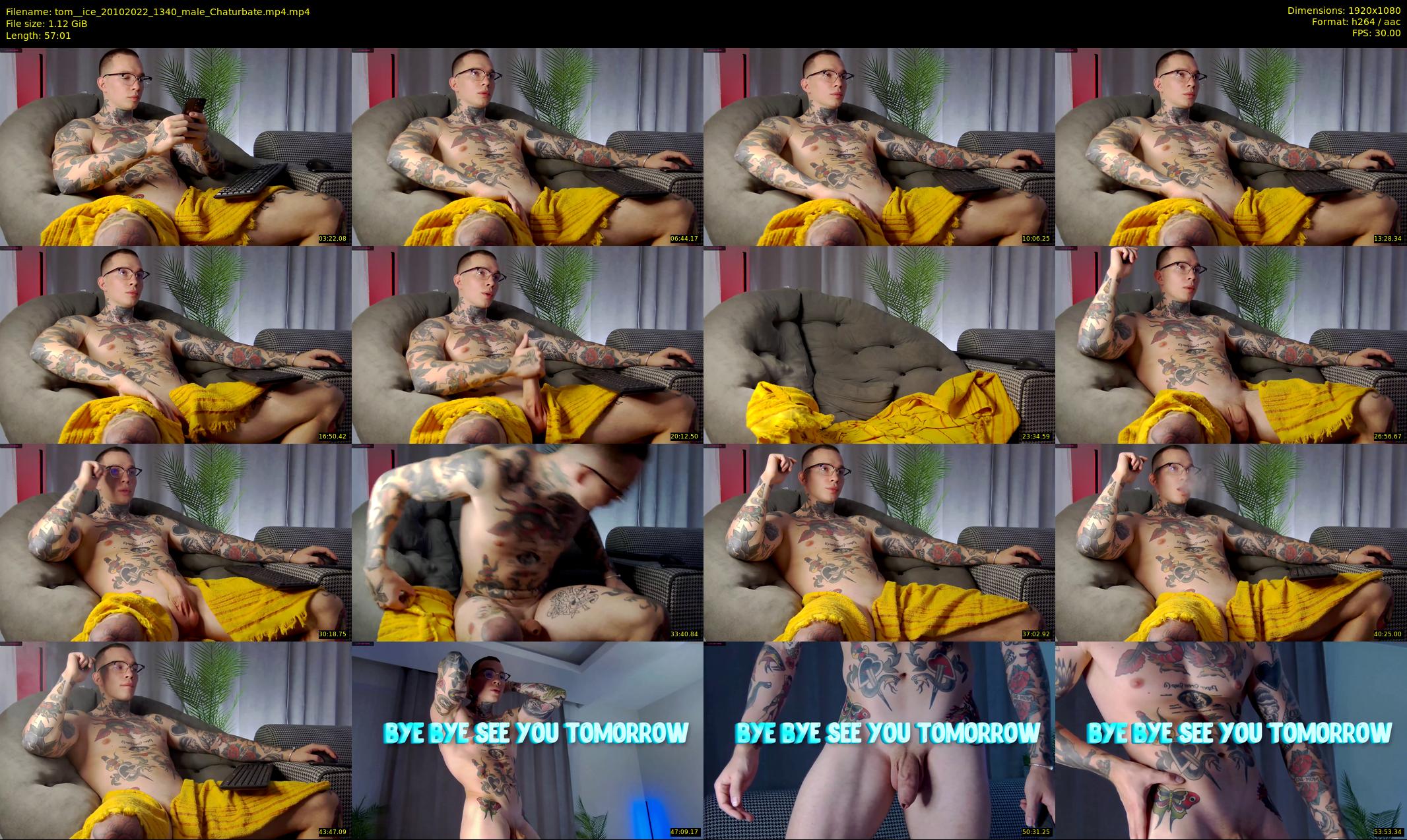 tom__ice — 58 minute Chaturbate male cam show recording, 1080p, Oct 20, 2022