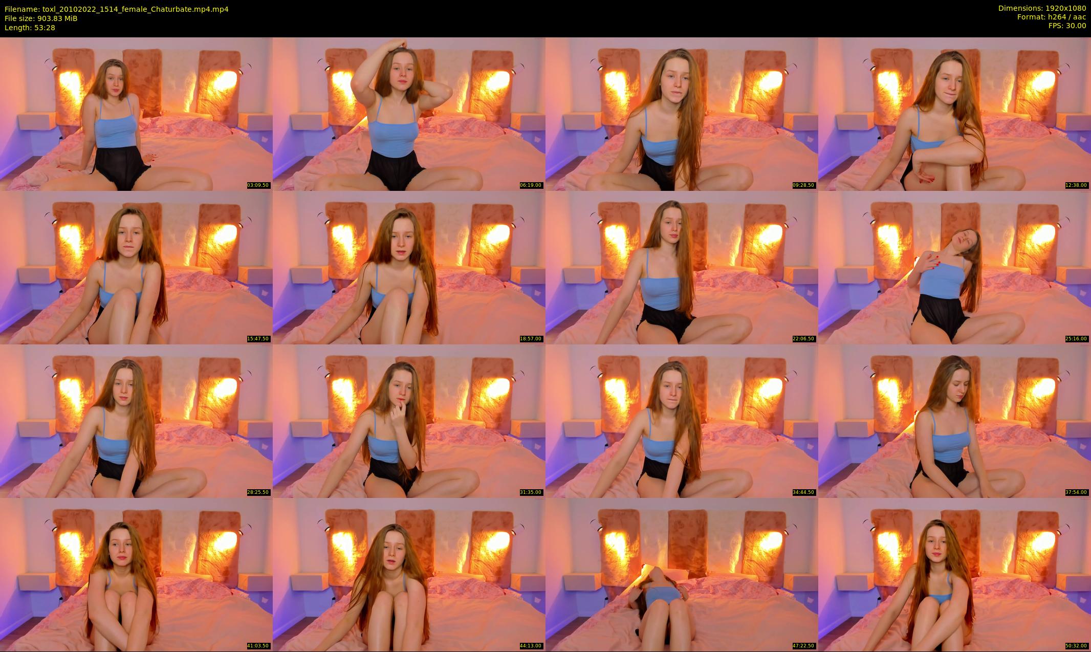 toxl — 54 minute Chaturbate female cam show recording, 1080p, Oct 20, 2022
