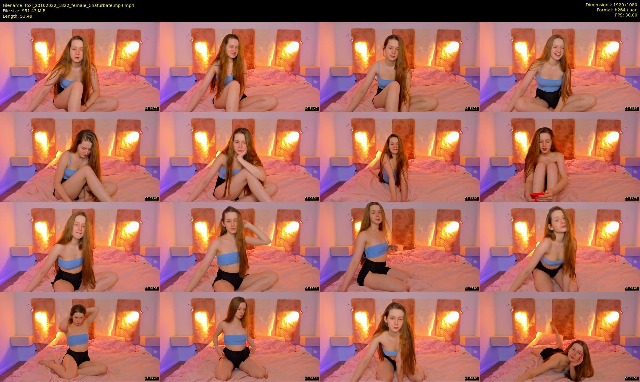 toxl — 54 minute Chaturbate female cam show recording, 1080p, Oct 20, 2022