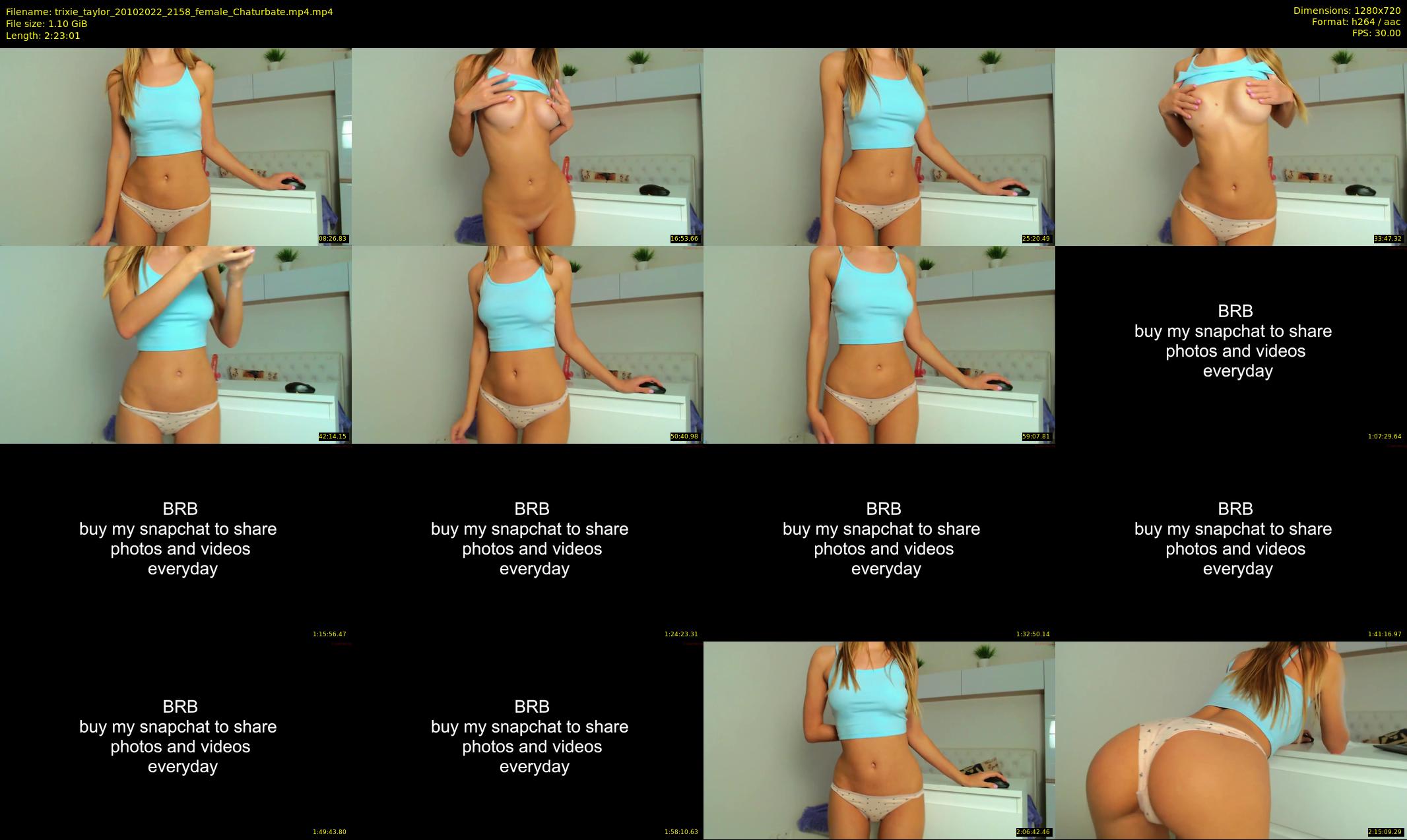 trixie_taylor — 144 minute Chaturbate female cam show recording, 720p, Oct 20, 2022