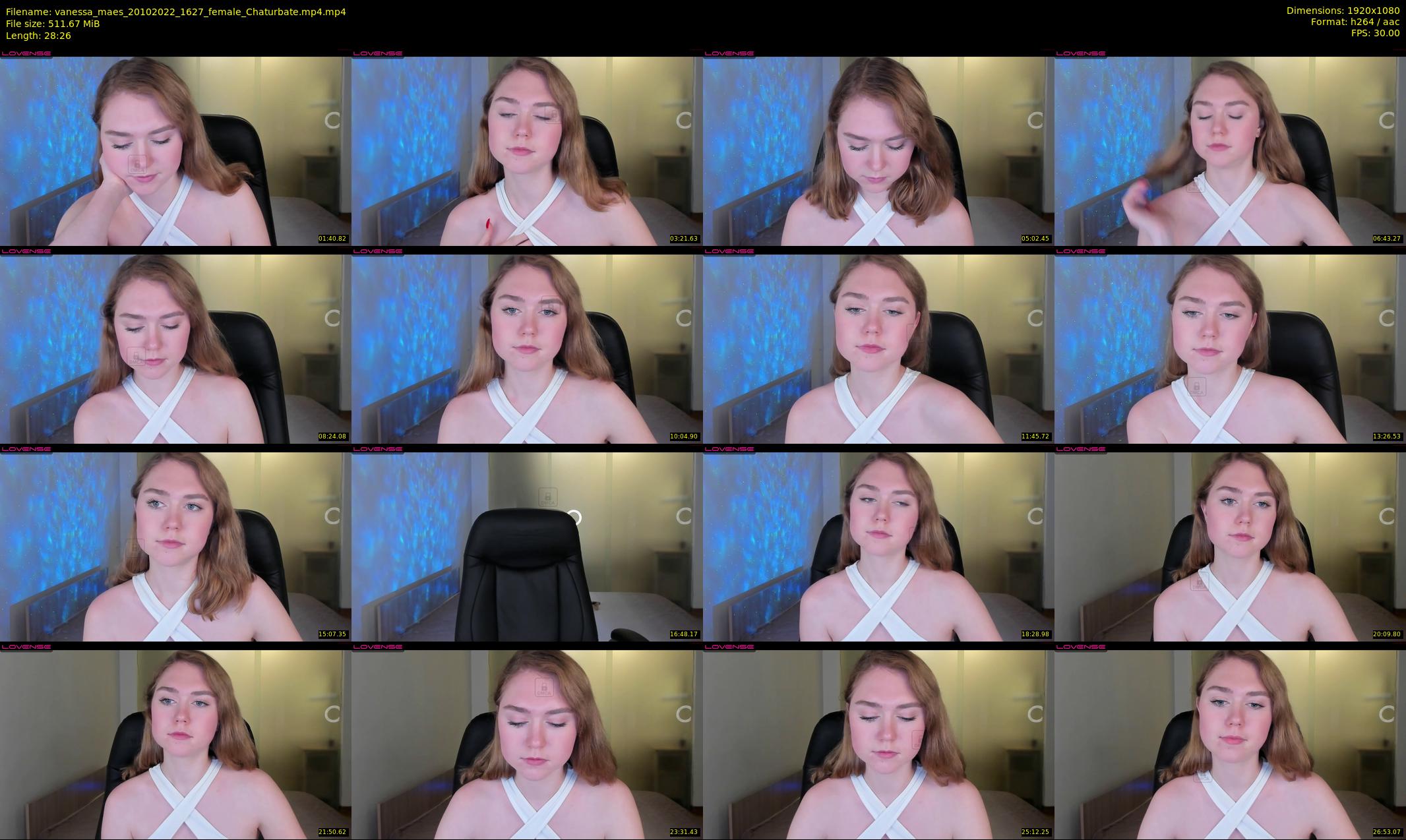 vanessa_maes — 29 minute Chaturbate female cam show recording, 1080p, Oct 20, 2022