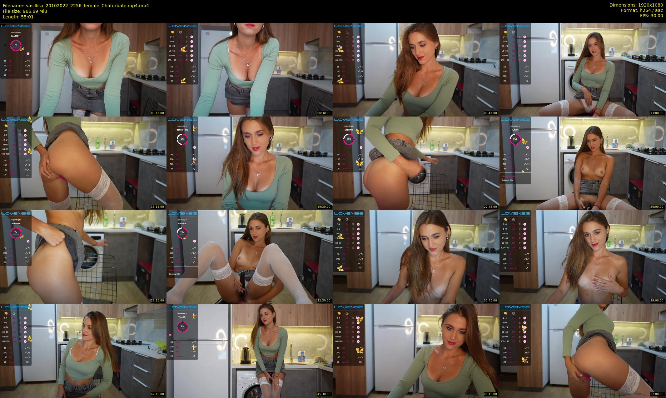 vasillisa — 56 minute Chaturbate female cam show recording, 1080p, Oct 20, 2022