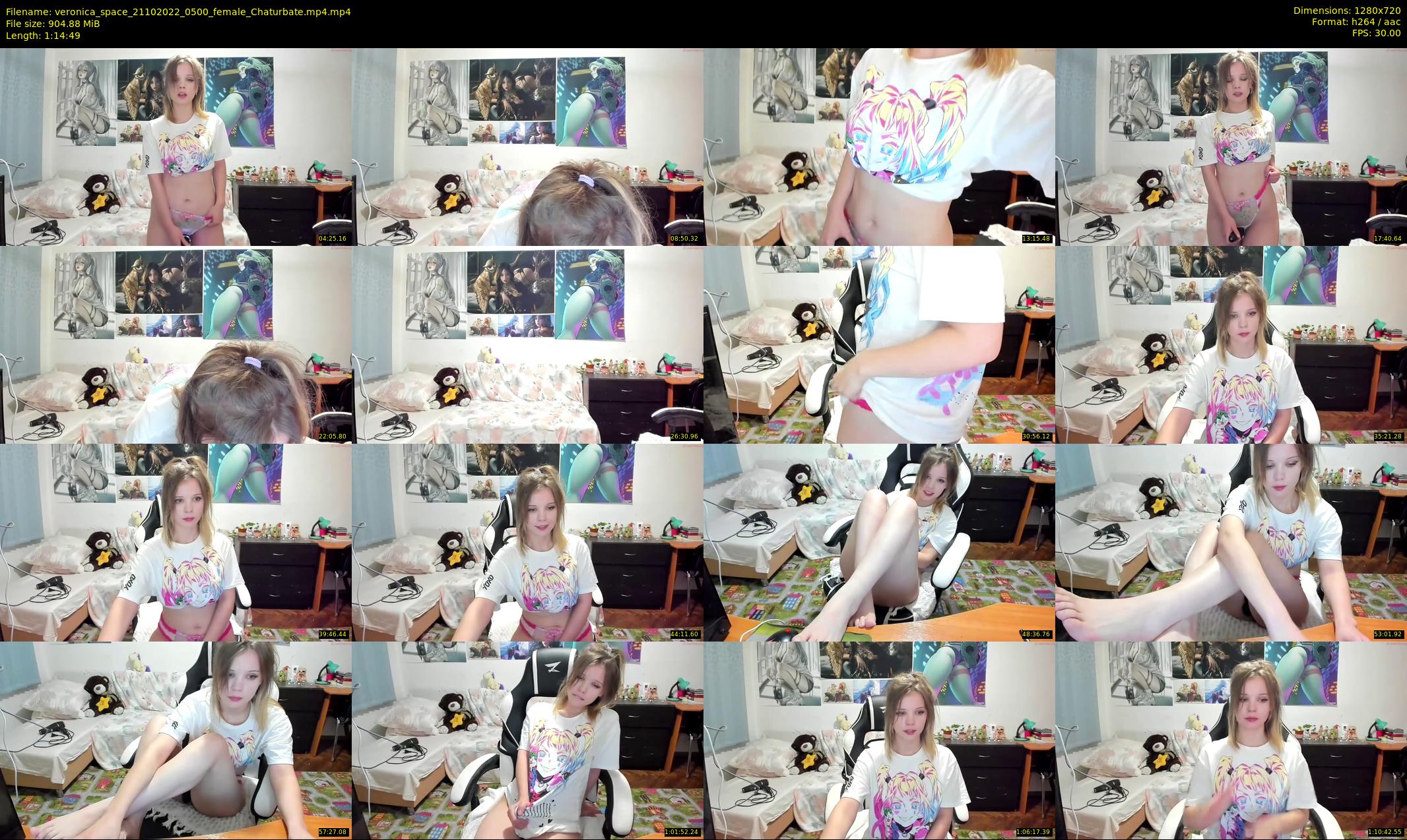 veronica_space — 75 minute Chaturbate female cam show recording, 720p, Oct 21, 2022