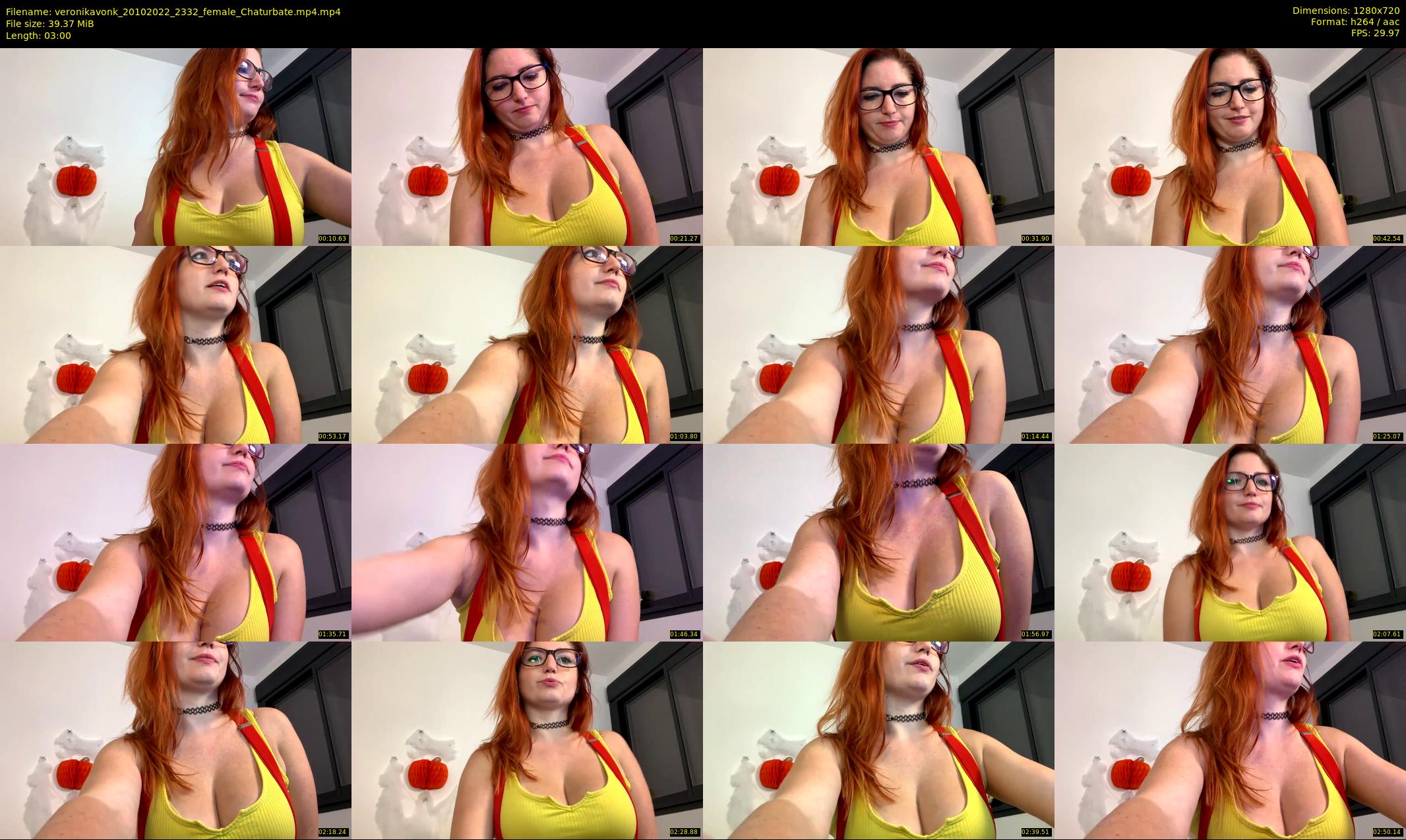 veronikavonk — 3 minute Chaturbate female cam show recording, 720p, Oct 20, 2022