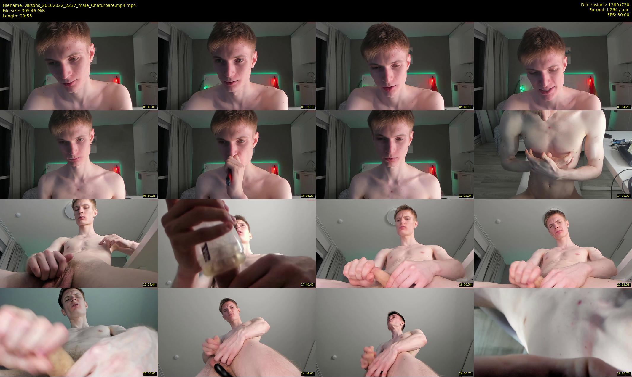 viksons — 30 minute Chaturbate male cam show recording, 720p, Oct 20, 2022