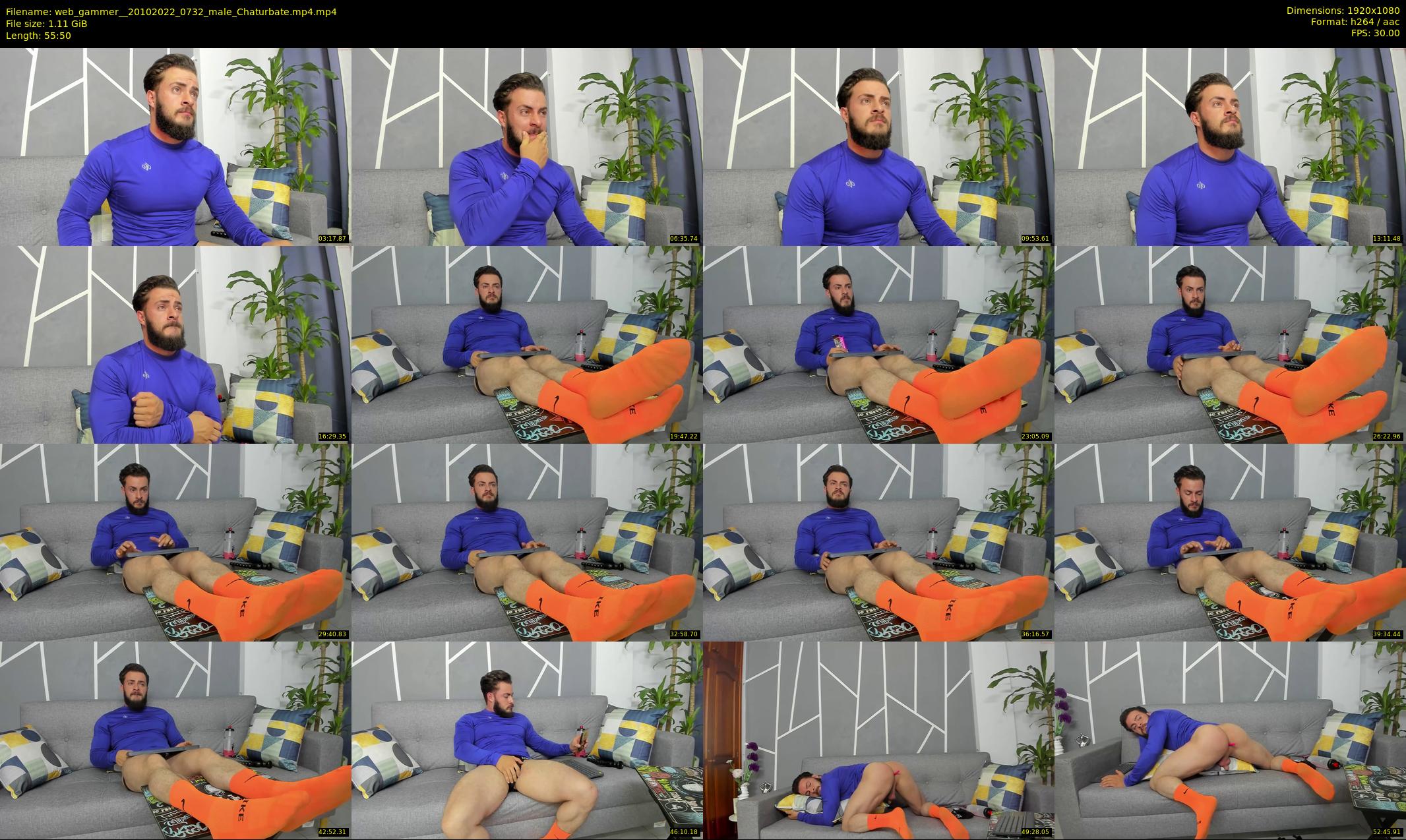 web_gammer_ — 56 minute Chaturbate male cam show recording, 1080p, Oct 20, 2022