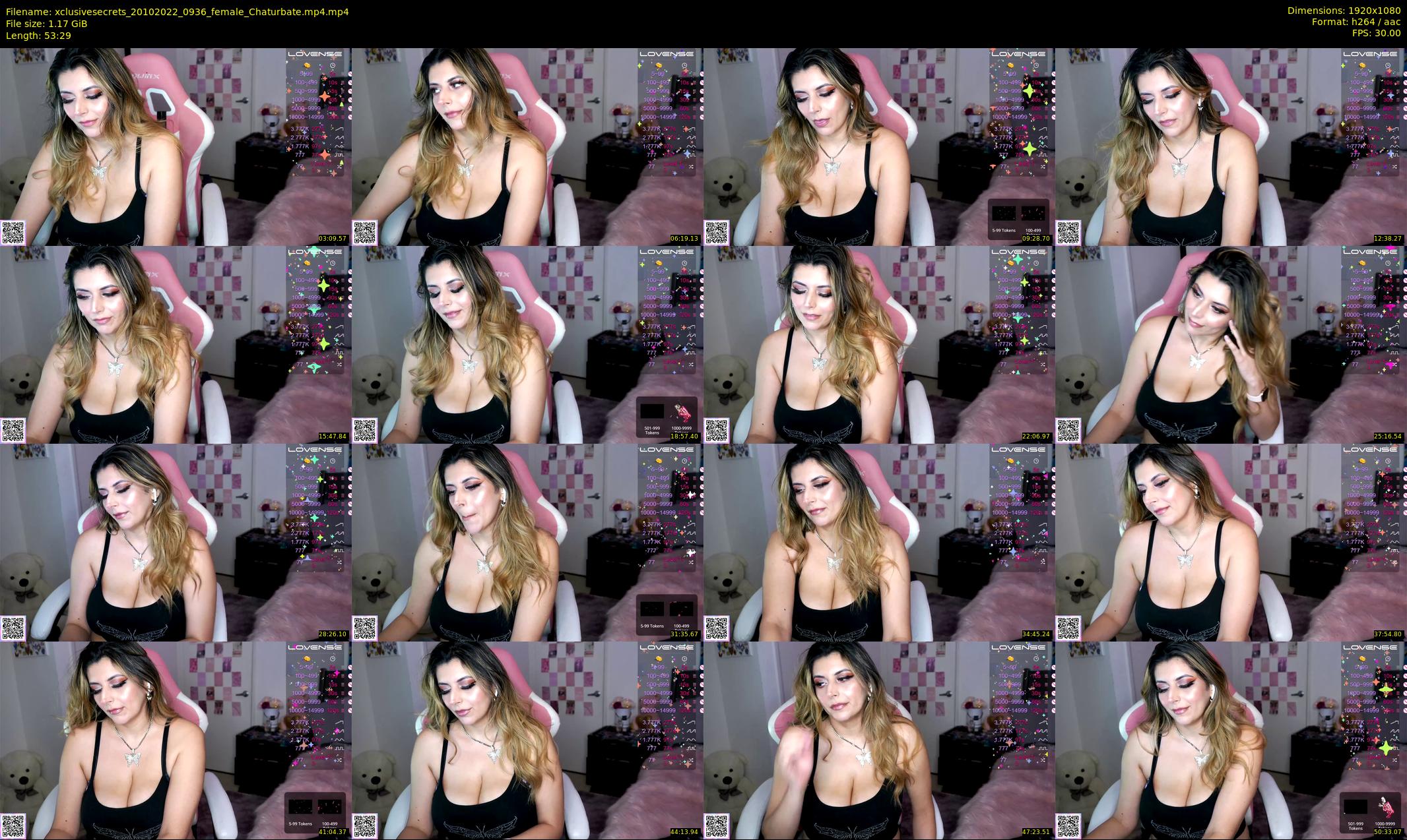xclusivesecrets — 54 minute Chaturbate female cam show recording, 1080p, Oct 20, 2022