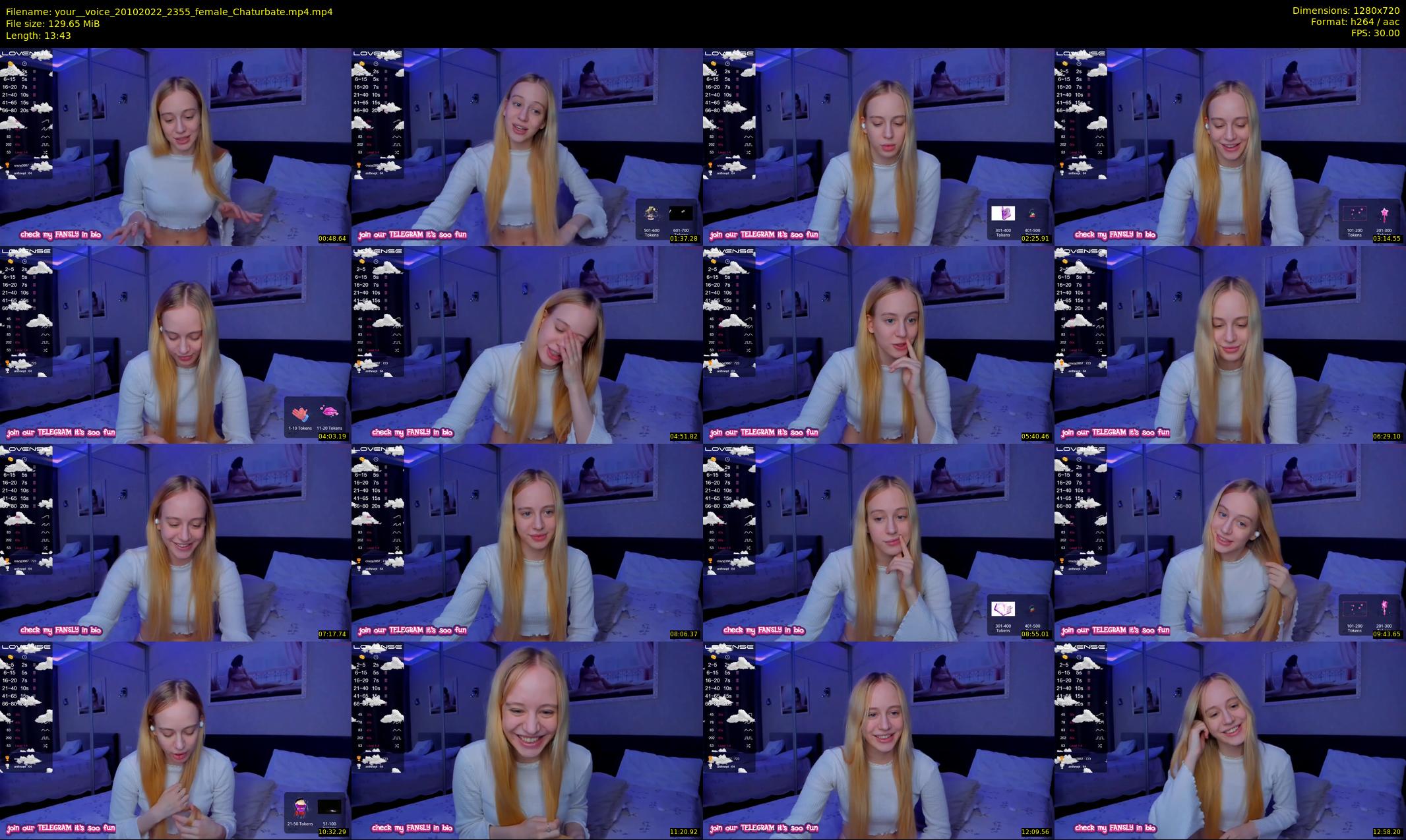 your__voice — 14 minute Chaturbate female cam show recording, 720p, Oct 20, 2022