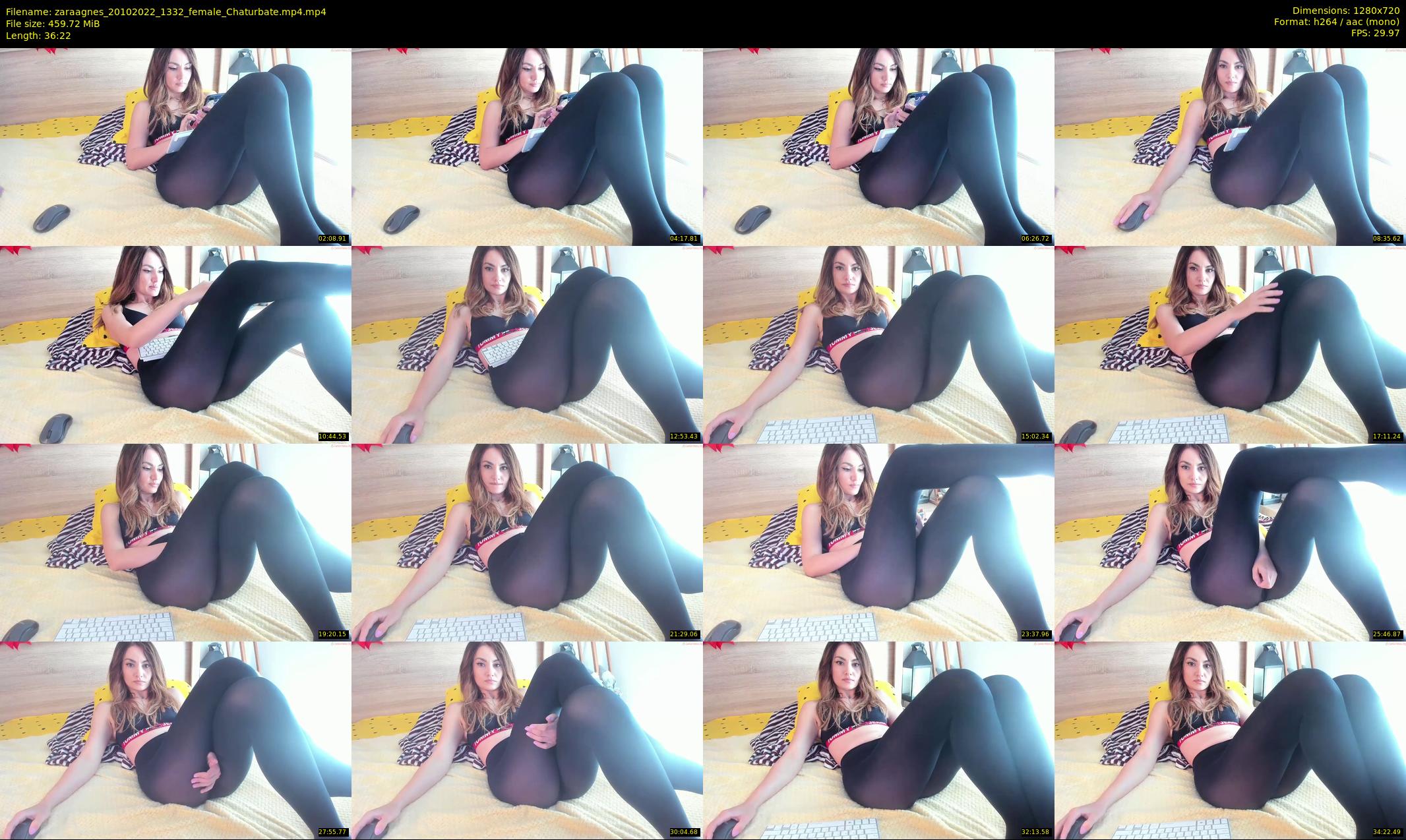 zaraagnes — 37 minute Chaturbate female cam show recording, 720p, Oct 20, 2022