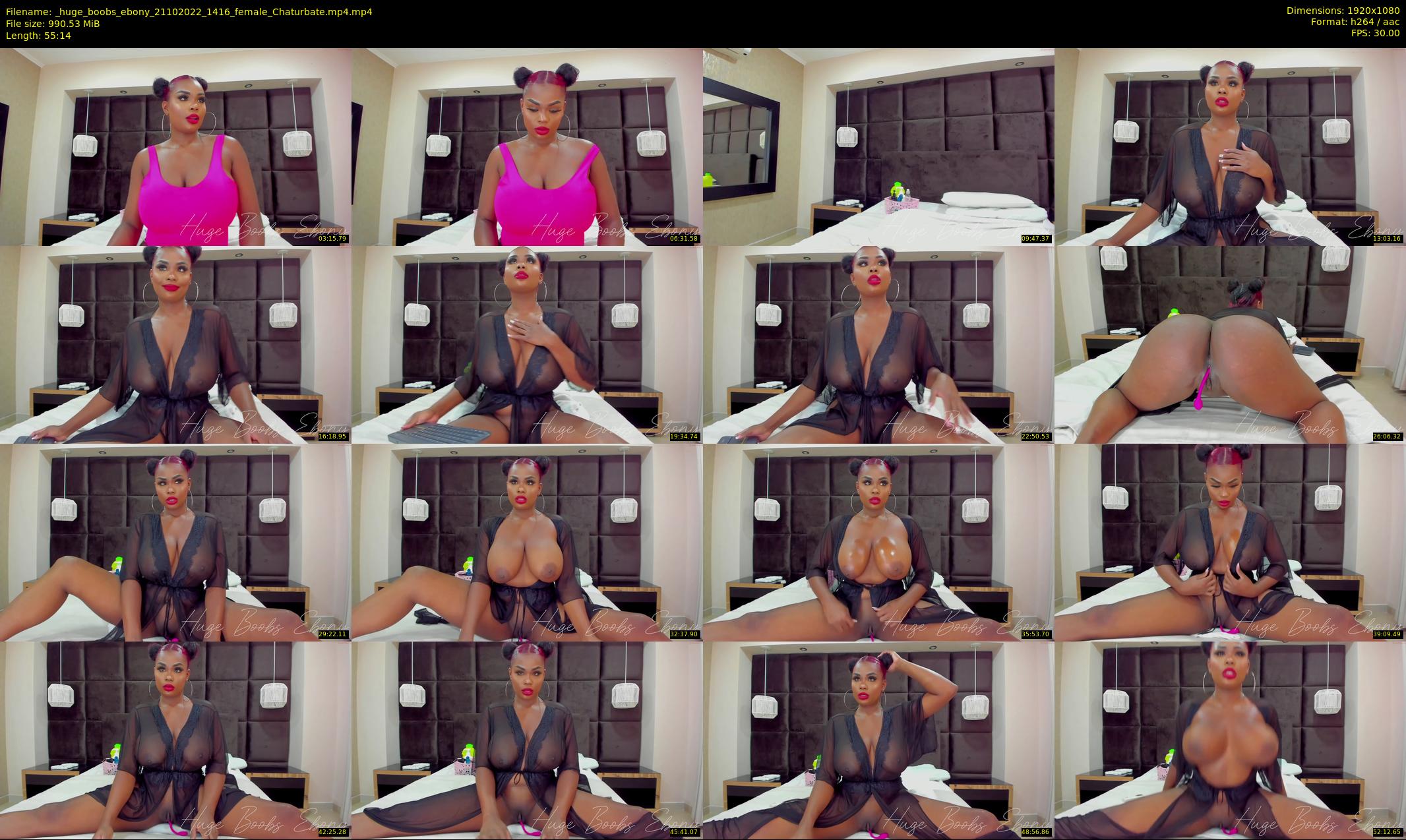 _huge_boobs_ebony — 56 minute Chaturbate female cam show recording, 1080p, Oct 21, 2022