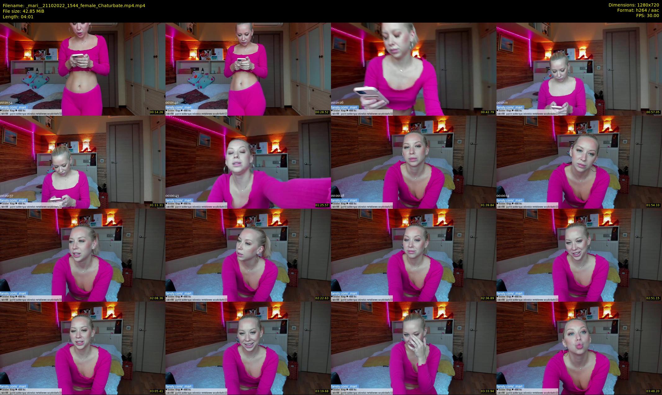 _mari_ — 5 minute Chaturbate female cam show recording, 720p, Oct 21, 2022