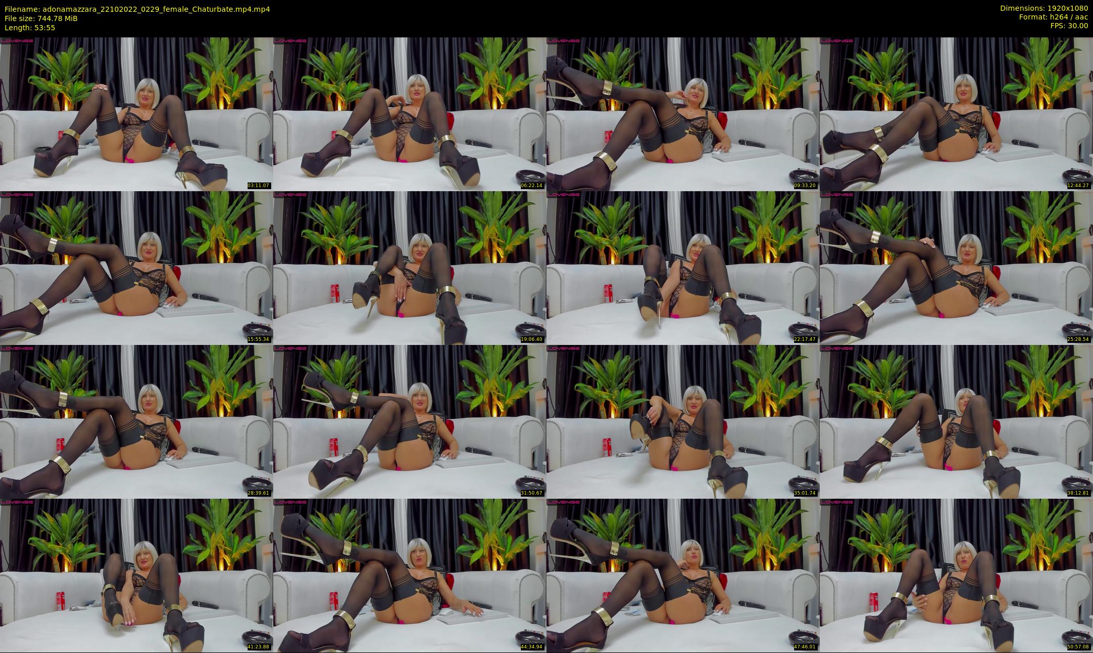 adonamazzara — 54 minute Chaturbate female cam show recording, 1080p, Oct 22, 2022