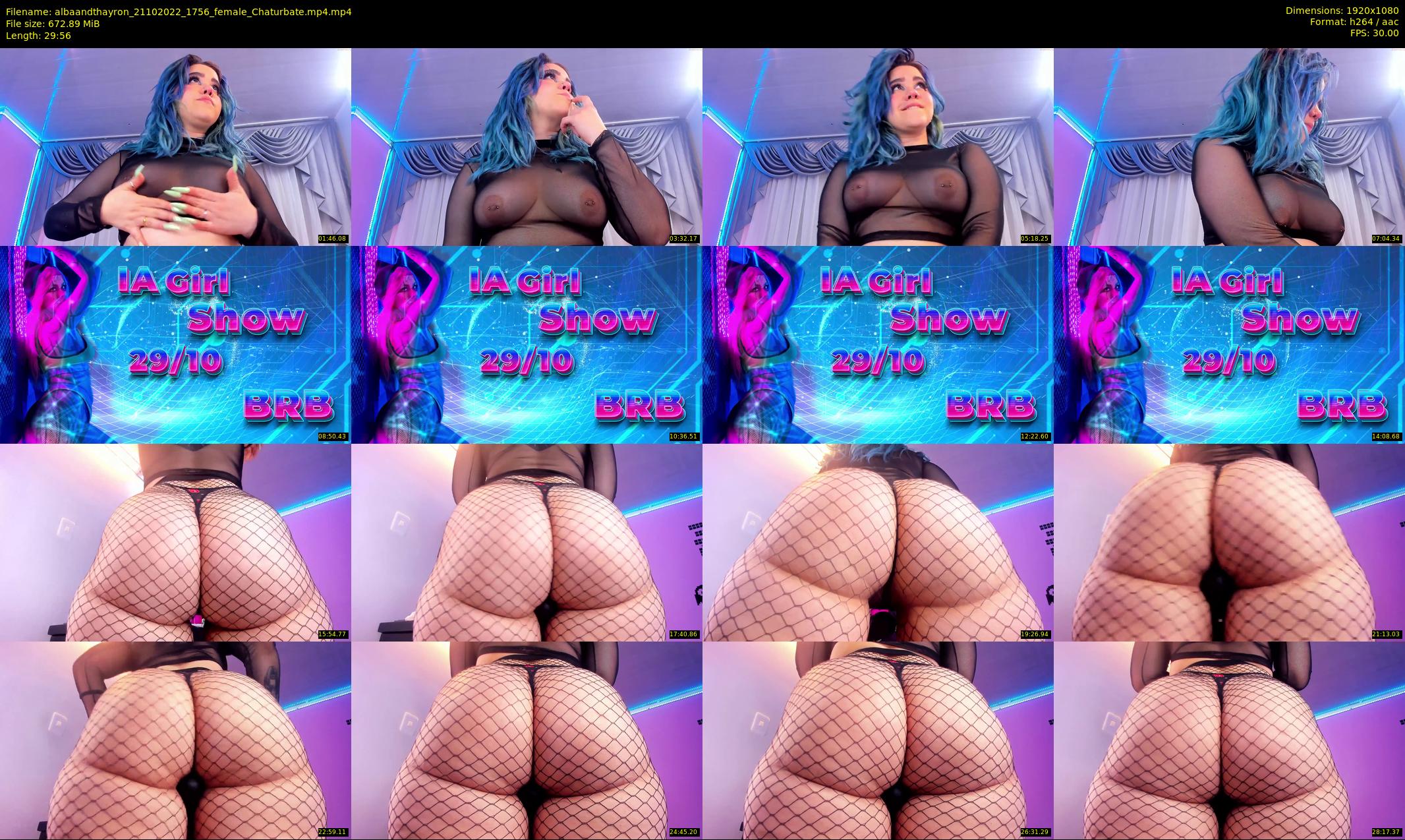 albaandthayron — 30 minute Chaturbate couple cam show recording, 1080p, Oct 21, 2022