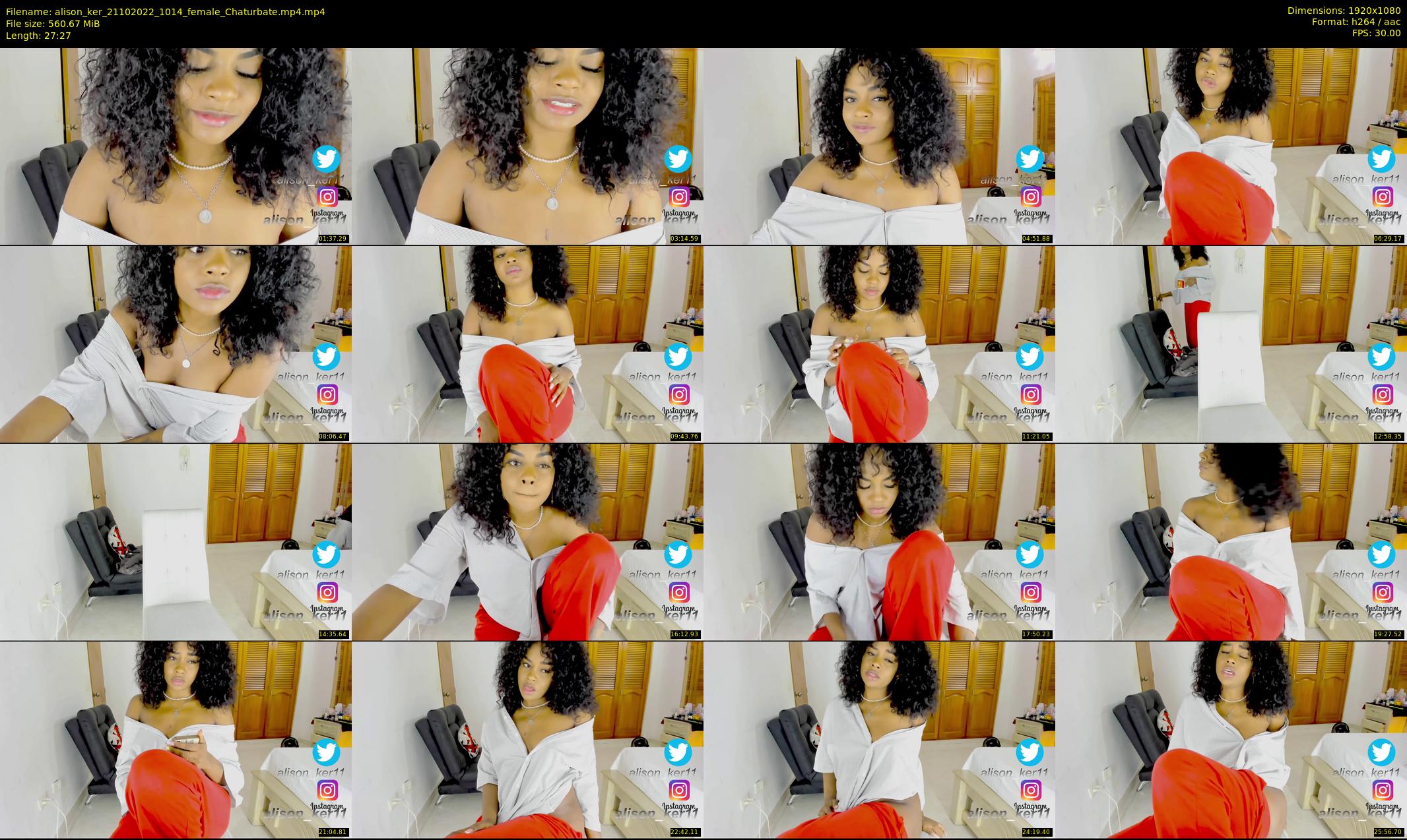 alison_ker — 28 minute Chaturbate female cam show recording, 1080p, Oct 21, 2022
