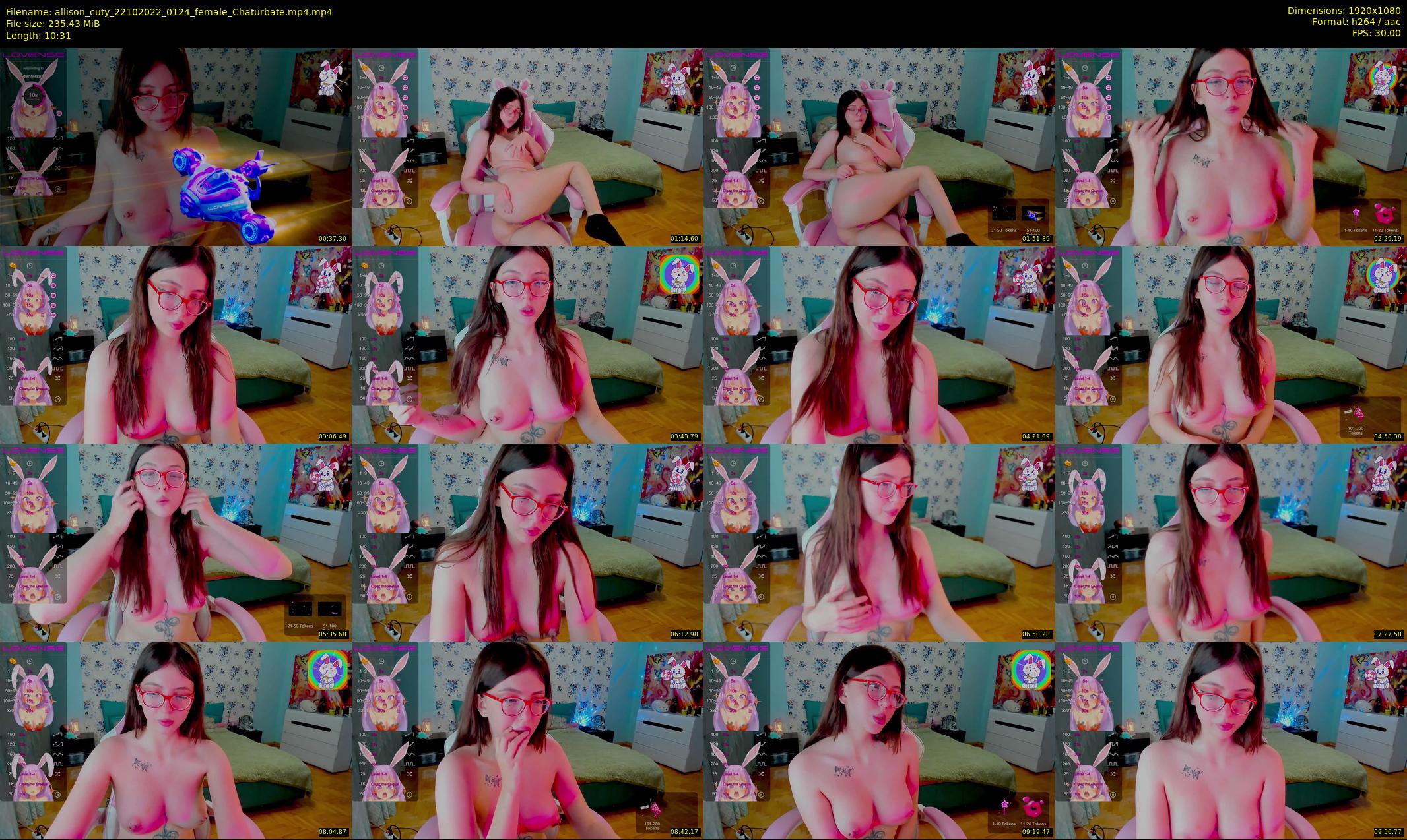 allison_cuty — 11 minute Chaturbate female cam show recording, 1080p, Oct 22, 2022