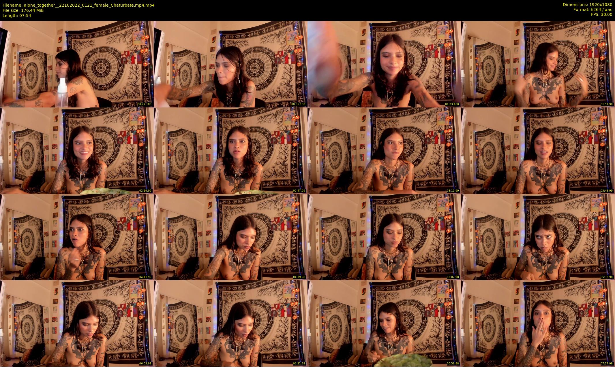 alone_together_ — 8 minute Chaturbate female cam show recording, 1080p, Oct 22, 2022