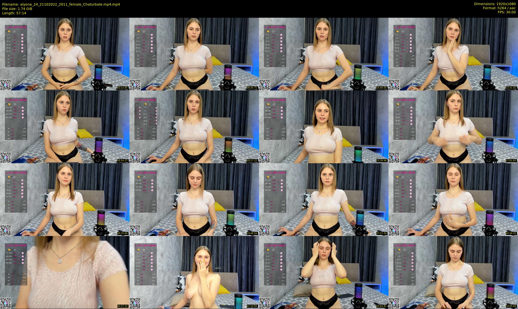 alyona_24 — 58 minute Chaturbate female cam show recording, 1080p, Oct 21, 2022