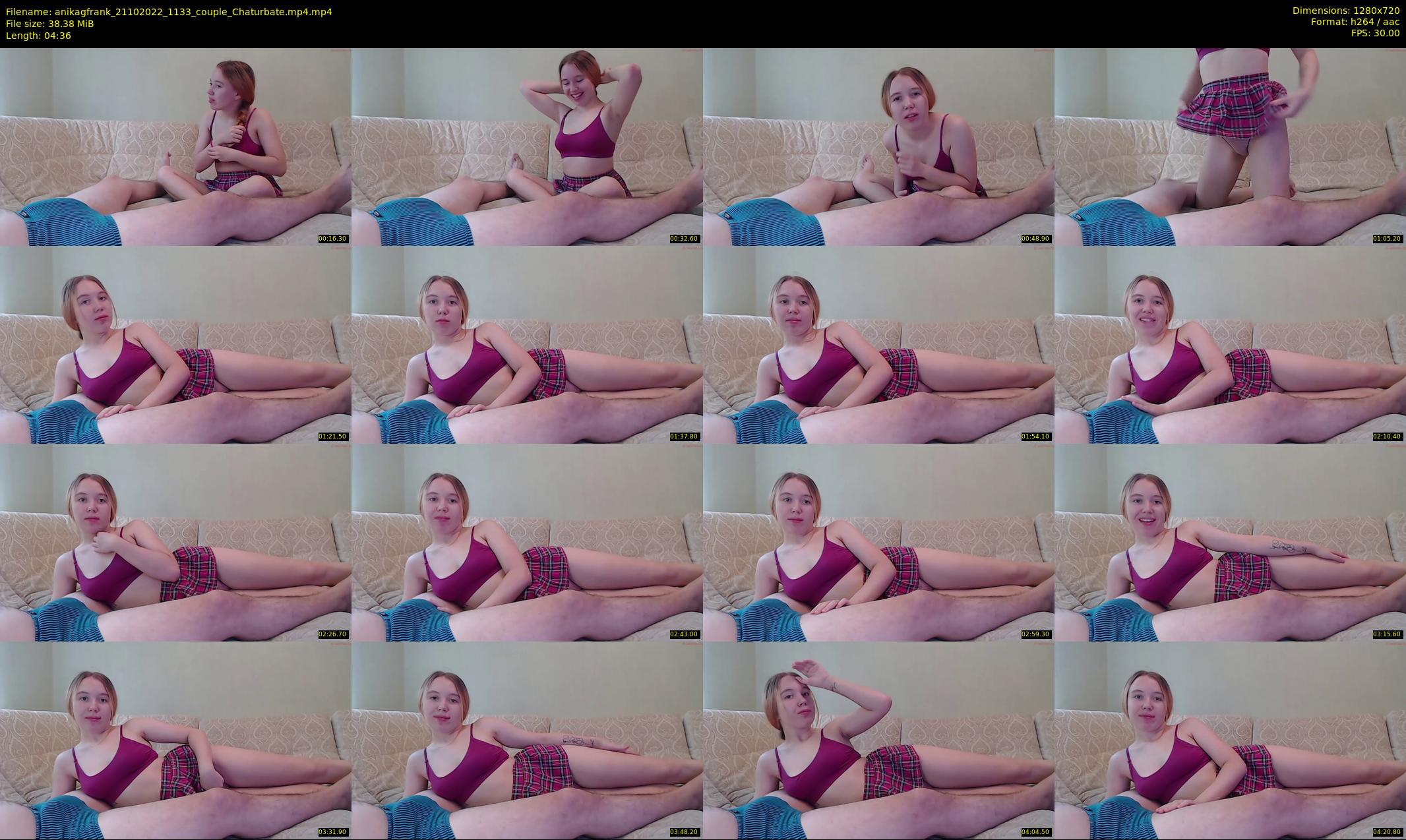 anikagfrank — 5 minute Chaturbate couple cam show recording, 720p, Oct 21, 2022