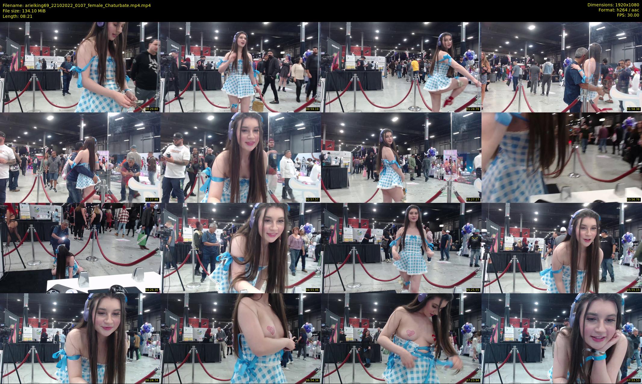 arielking69 — 9 minute Chaturbate female cam show recording, 1080p, Oct 22, 2022