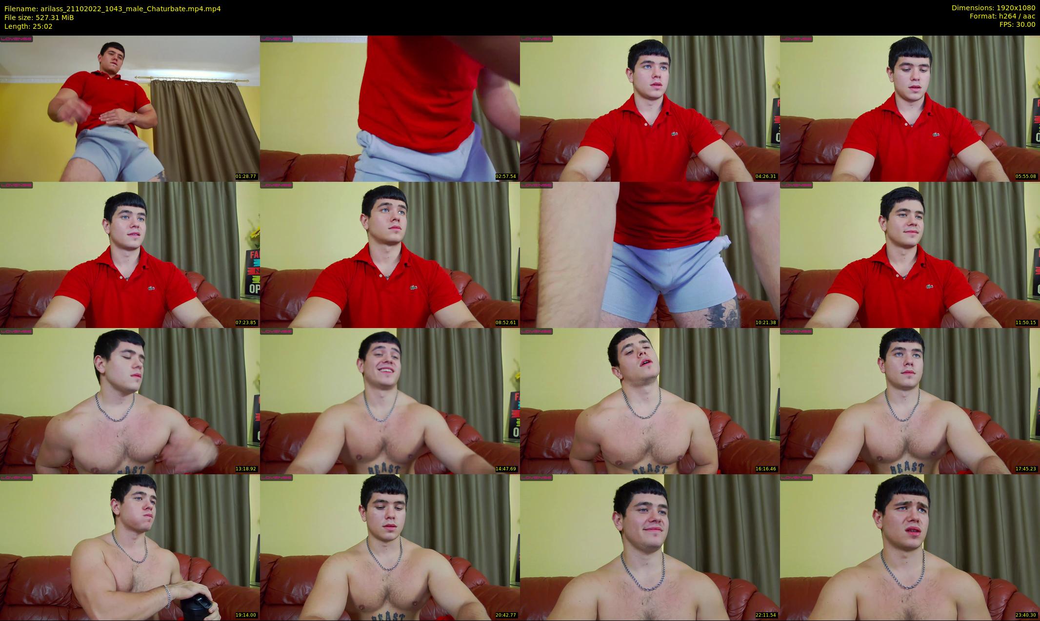 arilass — 26 minute Chaturbate male cam show recording, 1080p, Oct 21, 2022