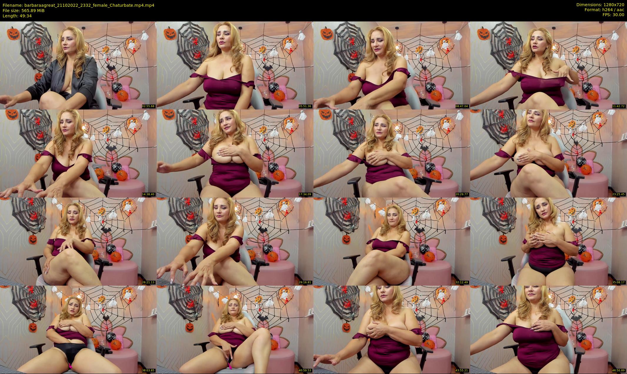 barbaraagreat — 50 minute Chaturbate female cam show recording, 720p, Oct 21, 2022