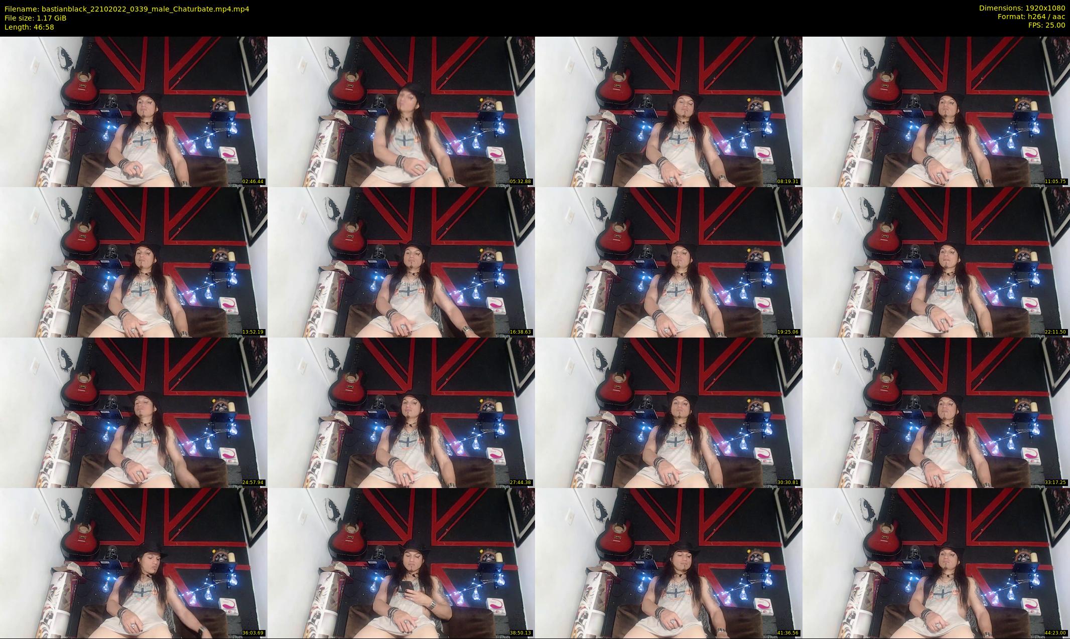 bastianblack — 47 minute Chaturbate male cam show recording, 1080p, Oct 22, 2022
