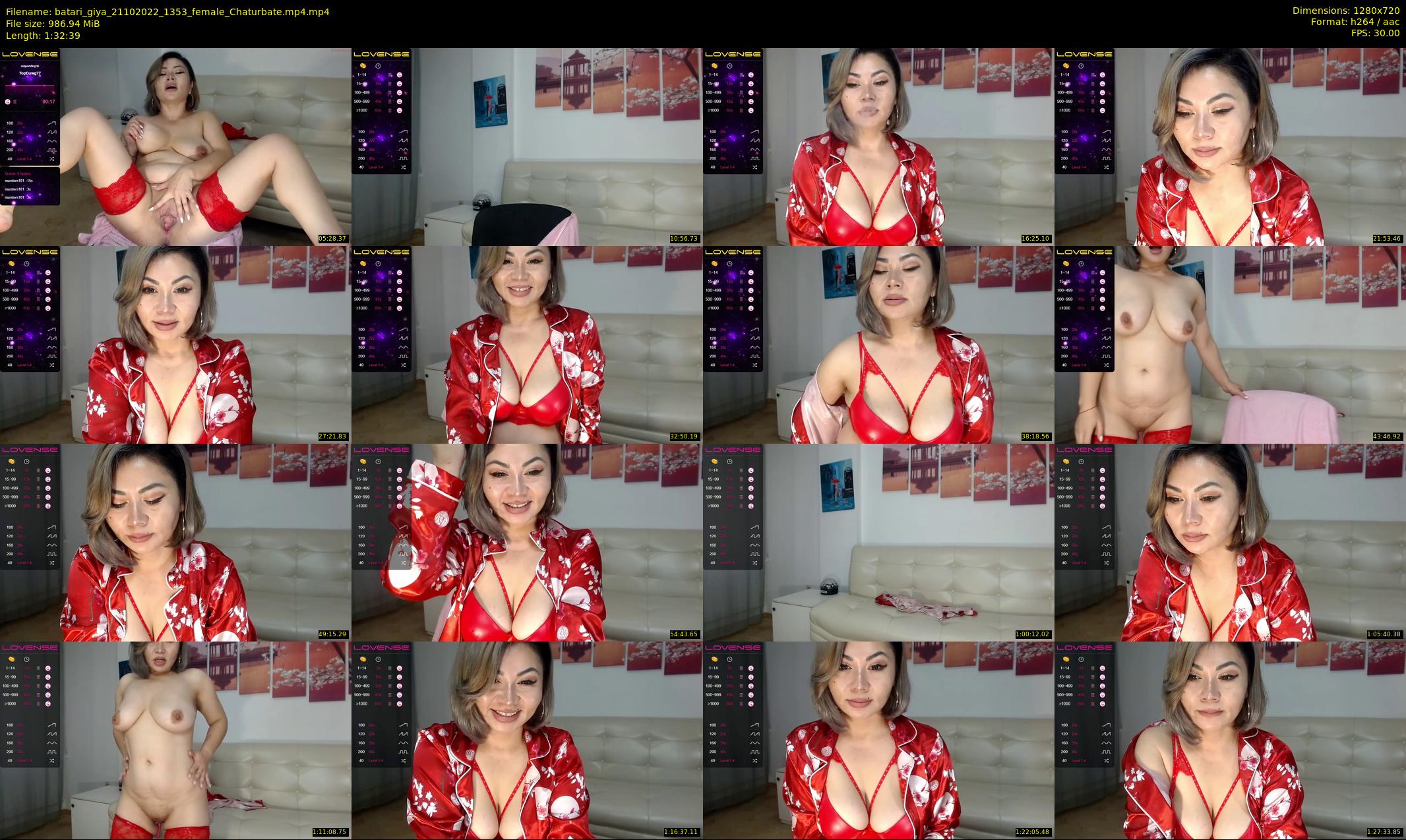 batari_giya — 93 minute Chaturbate female cam show recording, 720p, Oct 21, 2022