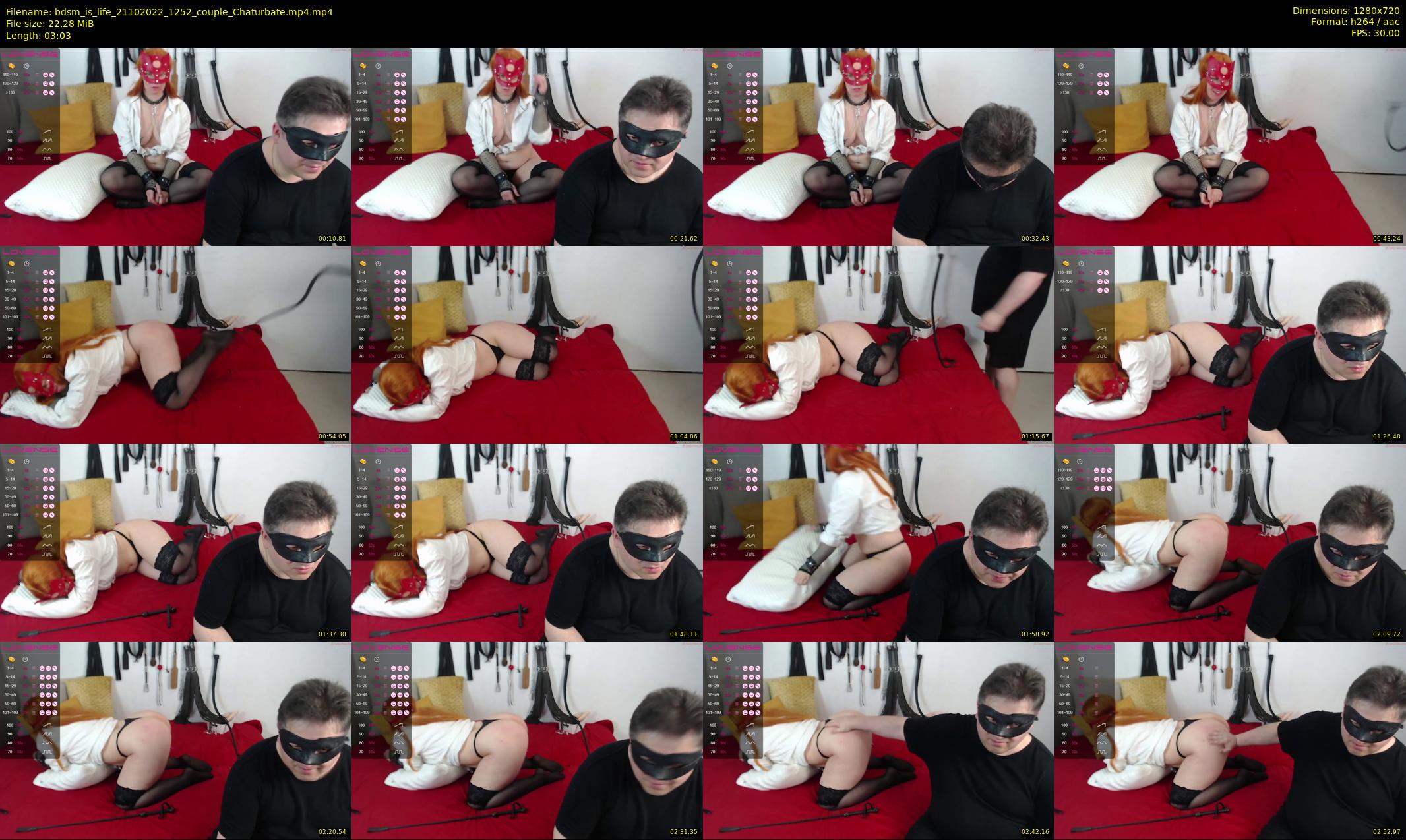 bdsm_is_life — 4 minute Chaturbate couple cam show recording, 720p, Oct 21, 2022
